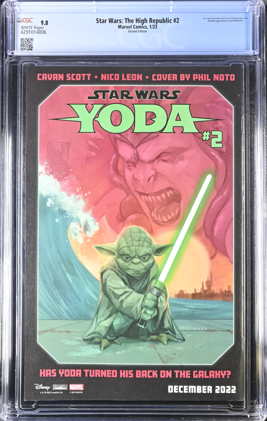 Star Wars: The High Republic #2 Reis 1:25 Retailer Incentive Variant CGC 9.8