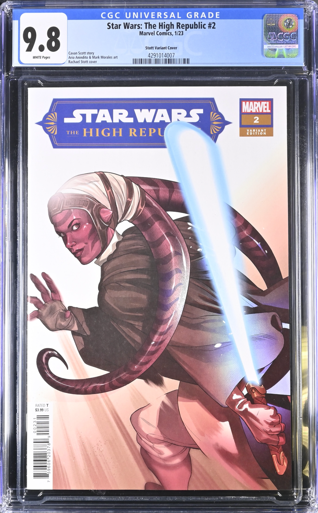 Star Wars: The High Republic #2 Stott Variant CGC 9.8