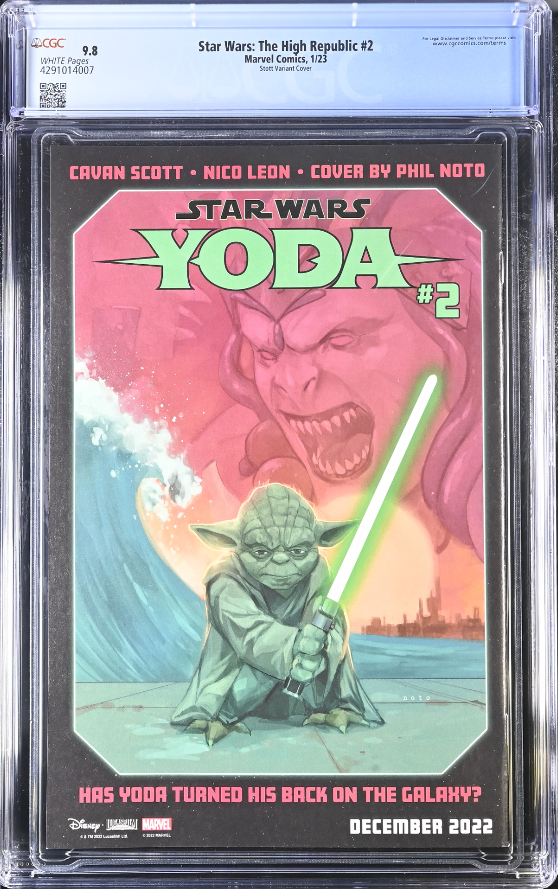 Star Wars: The High Republic #2 Stott Variant CGC 9.8