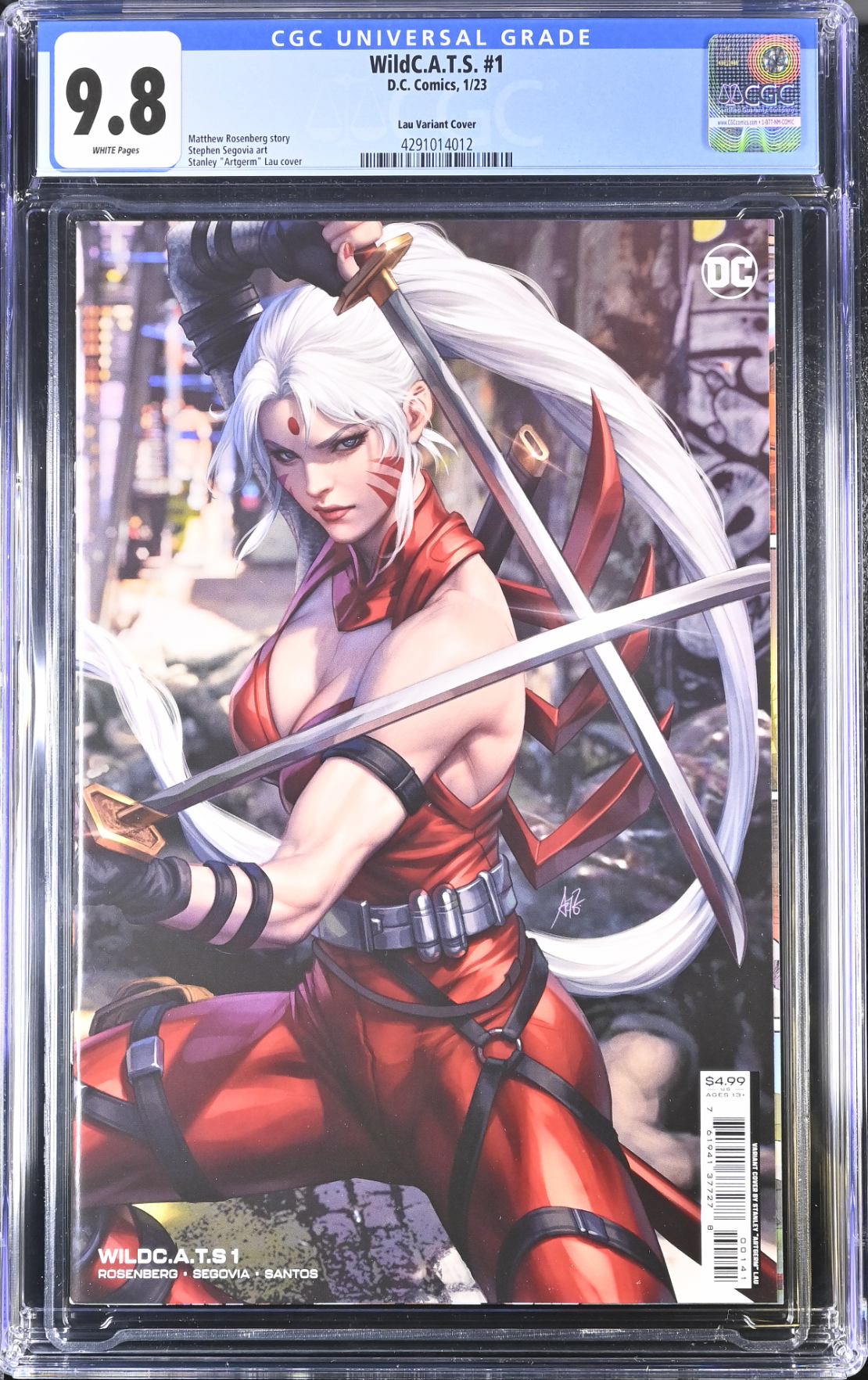 WildC.A.T.s #1 Artgerm Variant CGC 9.8 - Wildcats