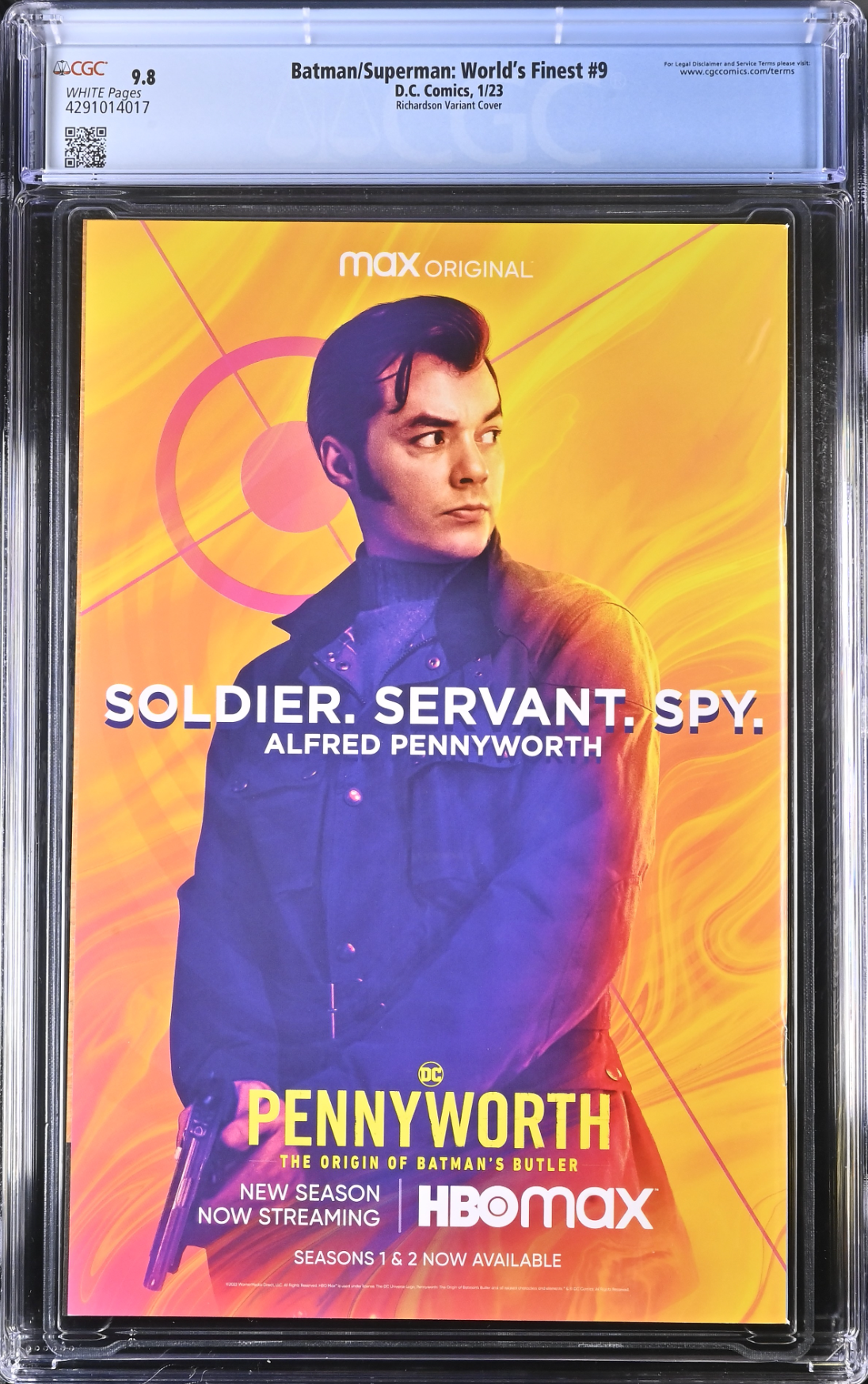 Batman/Superman: World's Finest #9 Richardson 1:50 Retailer Incentive Variant CGC 9.8