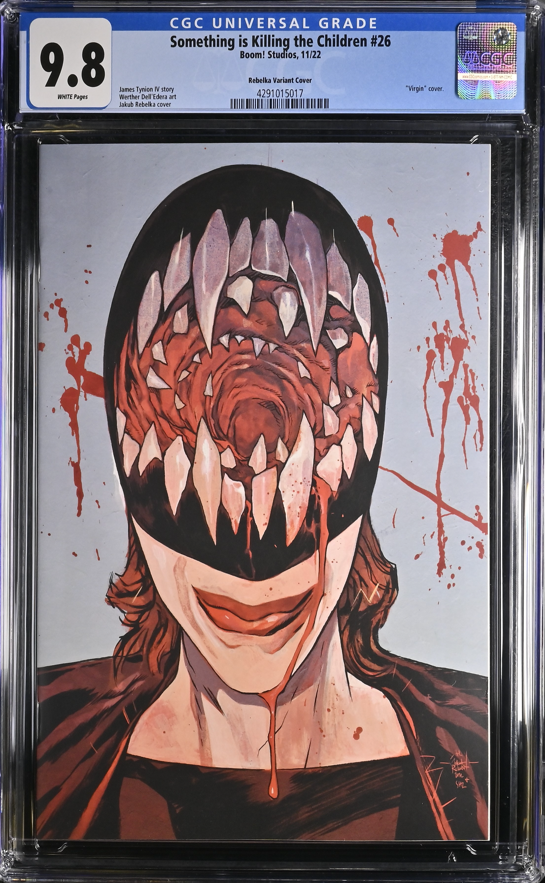 Something is Killing the Children #26 Rebelka 1:25 Virgin Retailer Incentive Variant CGC 9.8