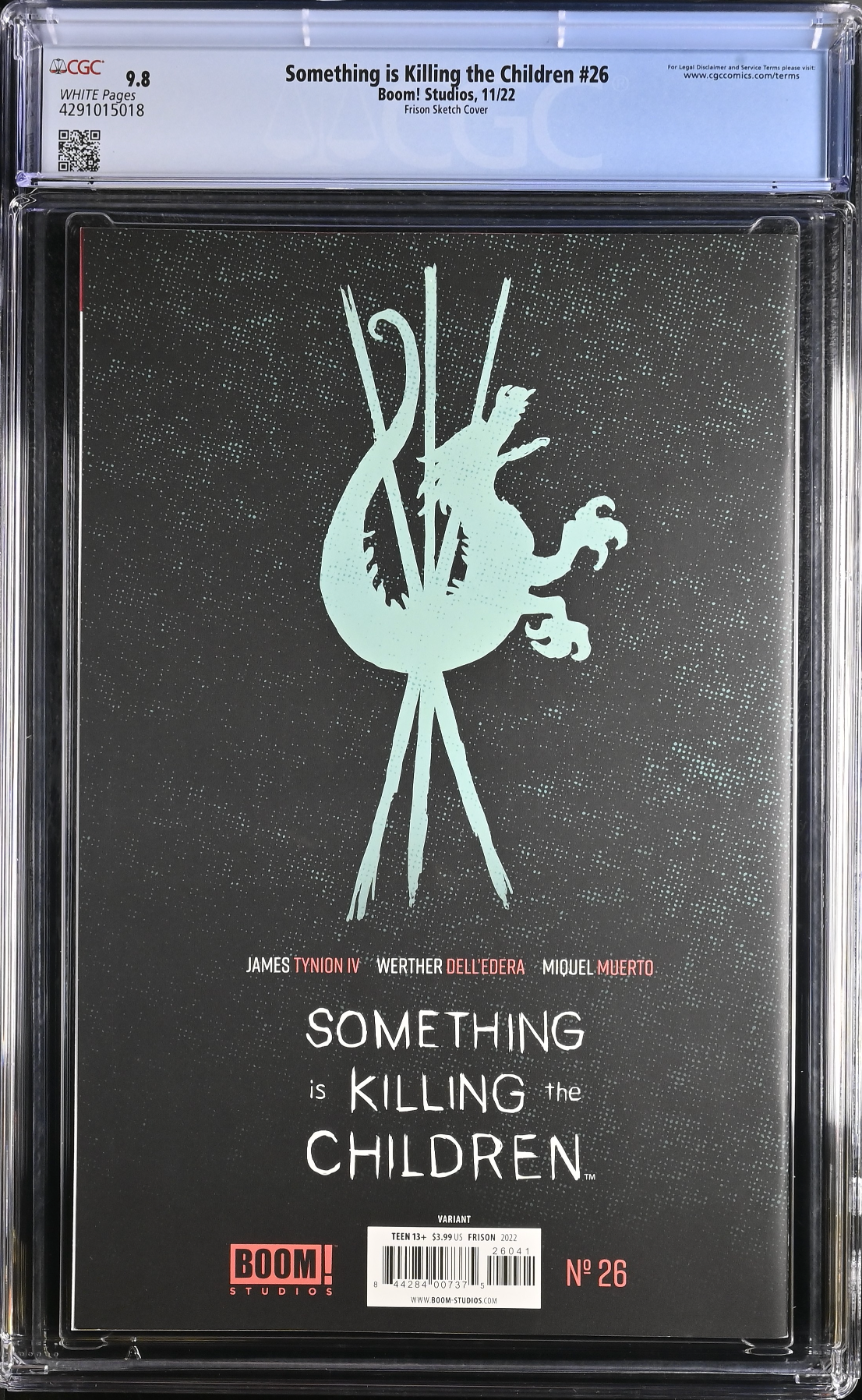 Something is Killing the Children #26 Frison 1:50 Virgin Retailer Incentive Variant CGC 9.8