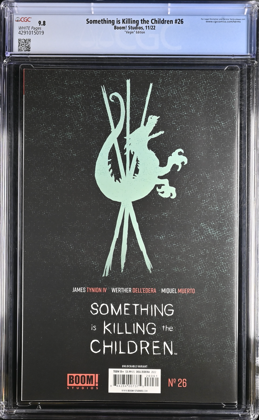 Something is Killing the Children #26 Dell'Edera Unlockable Virgin Retailer Incentive Variant CGC 9.8