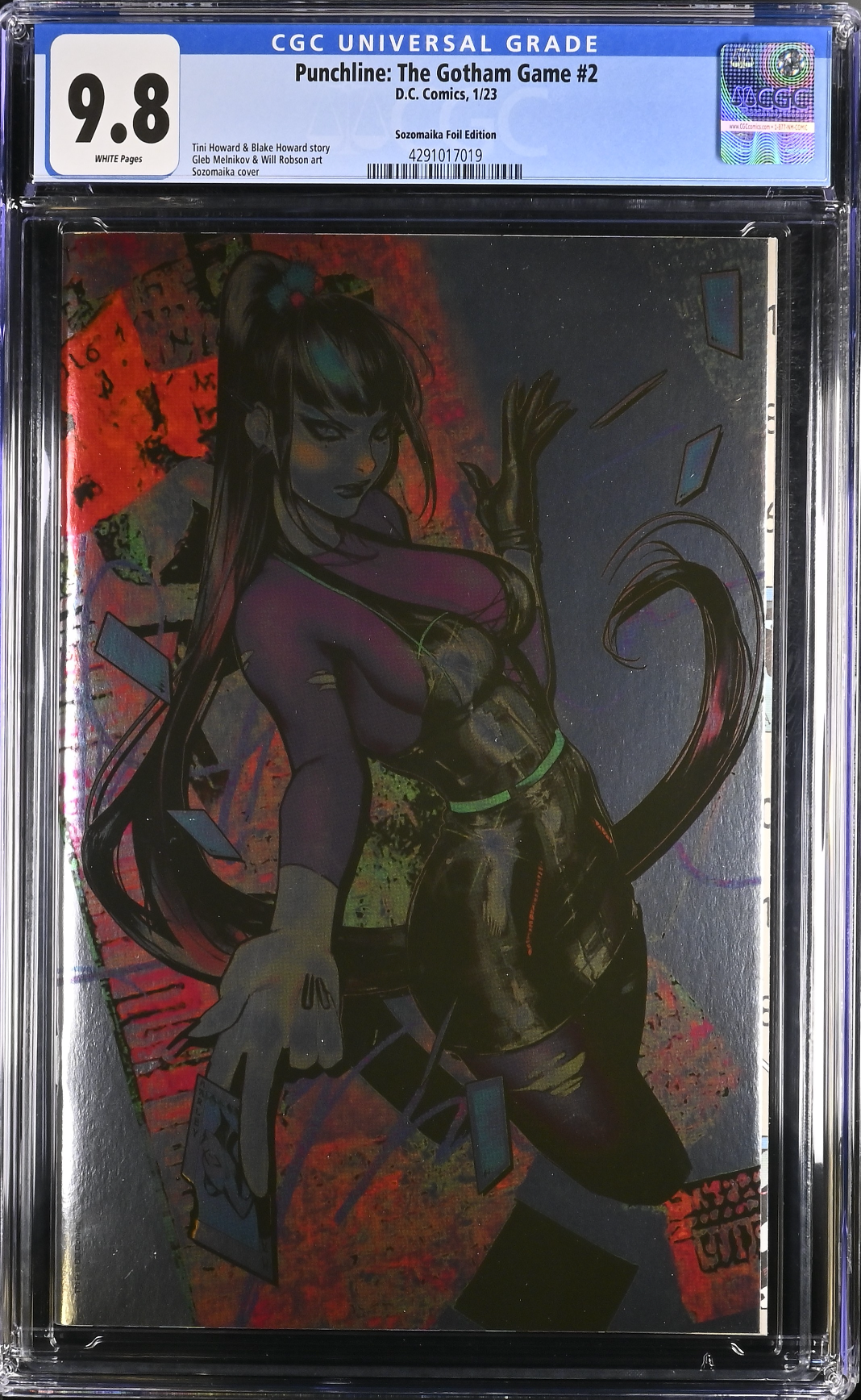 Punchline: The Gotham Game #2 Sozomaika 1:100 Foil Retailer Incentive Variant CGC 9.8