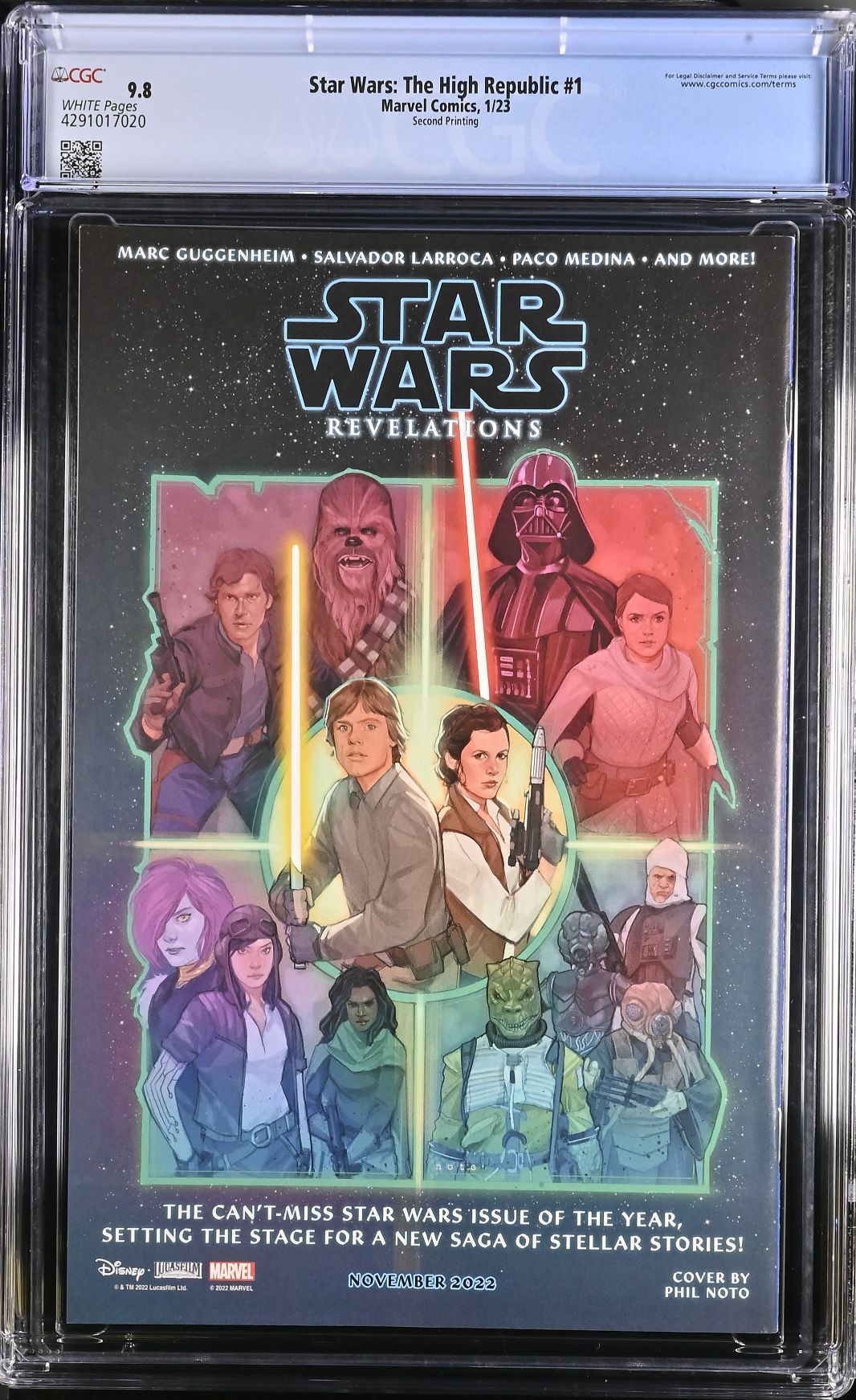 Star Wars: The High Republic #1 Second Printing CGC 9.8