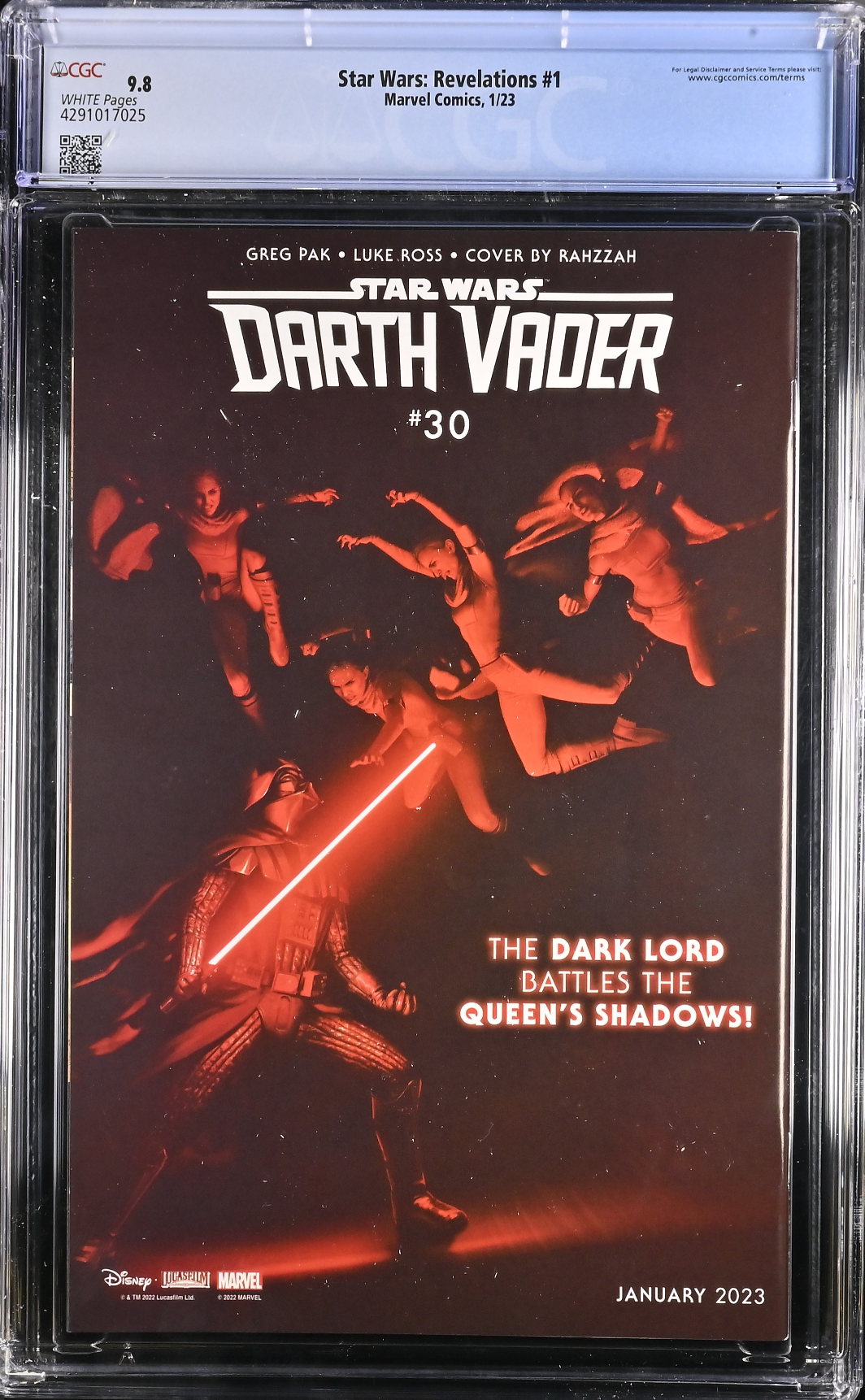 Star Wars: Revelations #1 CGC 9.8