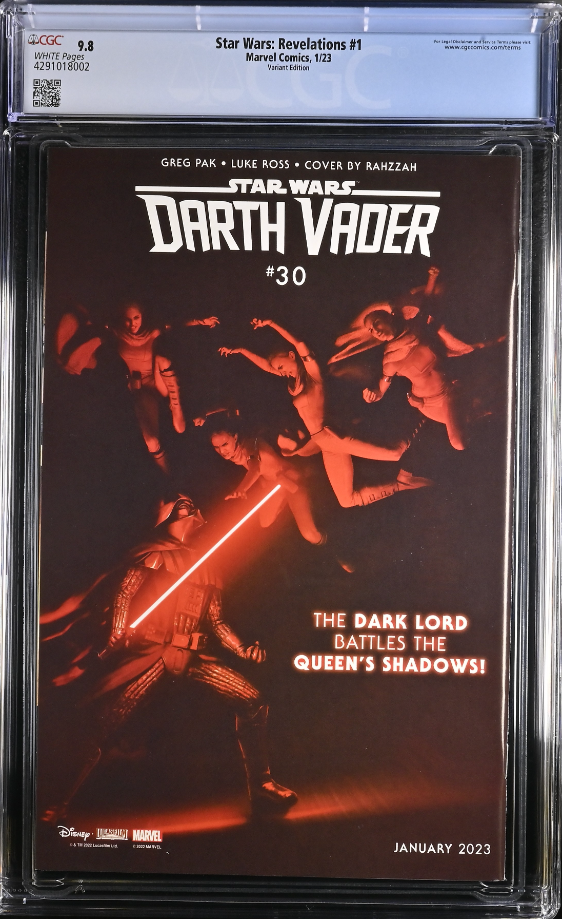 Star Wars: Revelations #1 Momoko Variant CGC 9.8