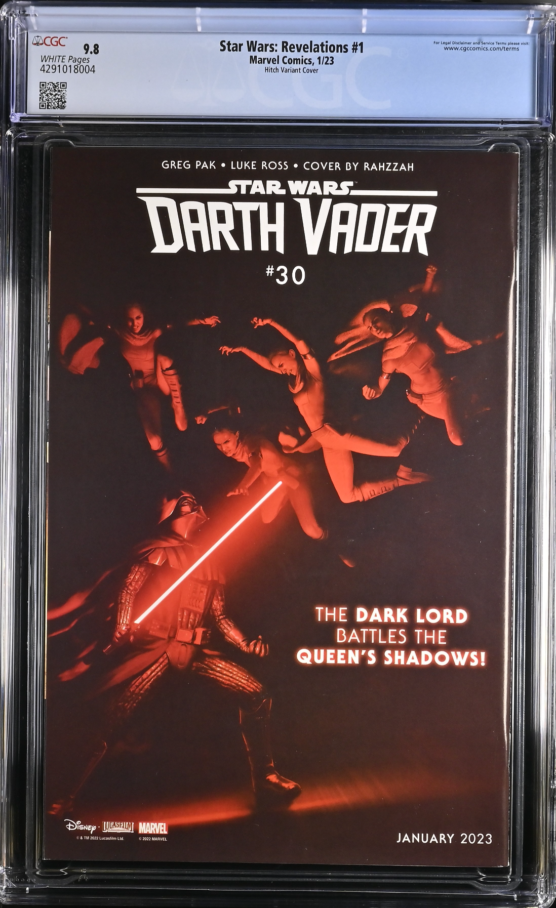 Star Wars: Revelations #1 Hitch Variant CGC 9.8