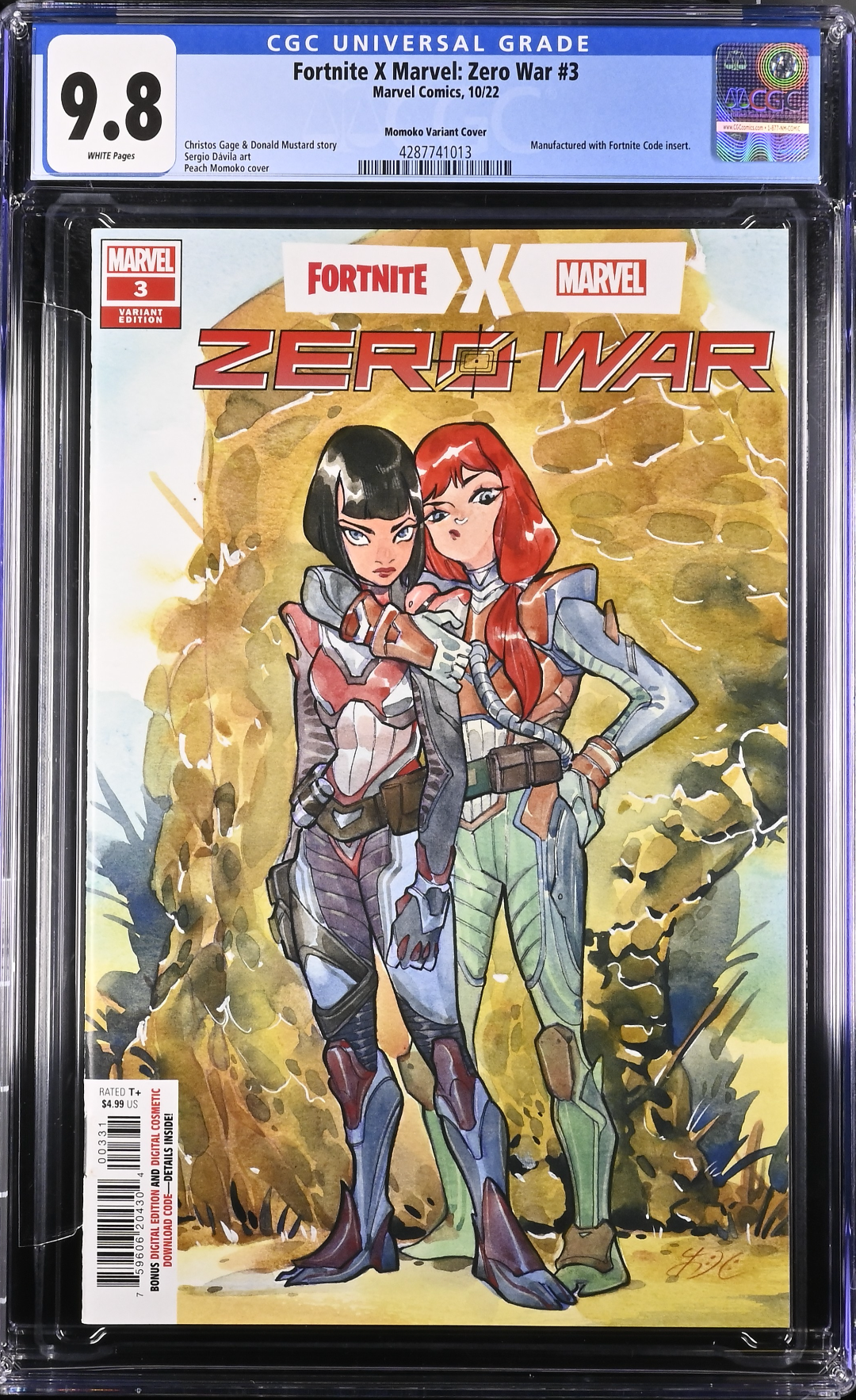 Fortnite/Marvel: Zero War #3 Momoko Variant CGC 9.8