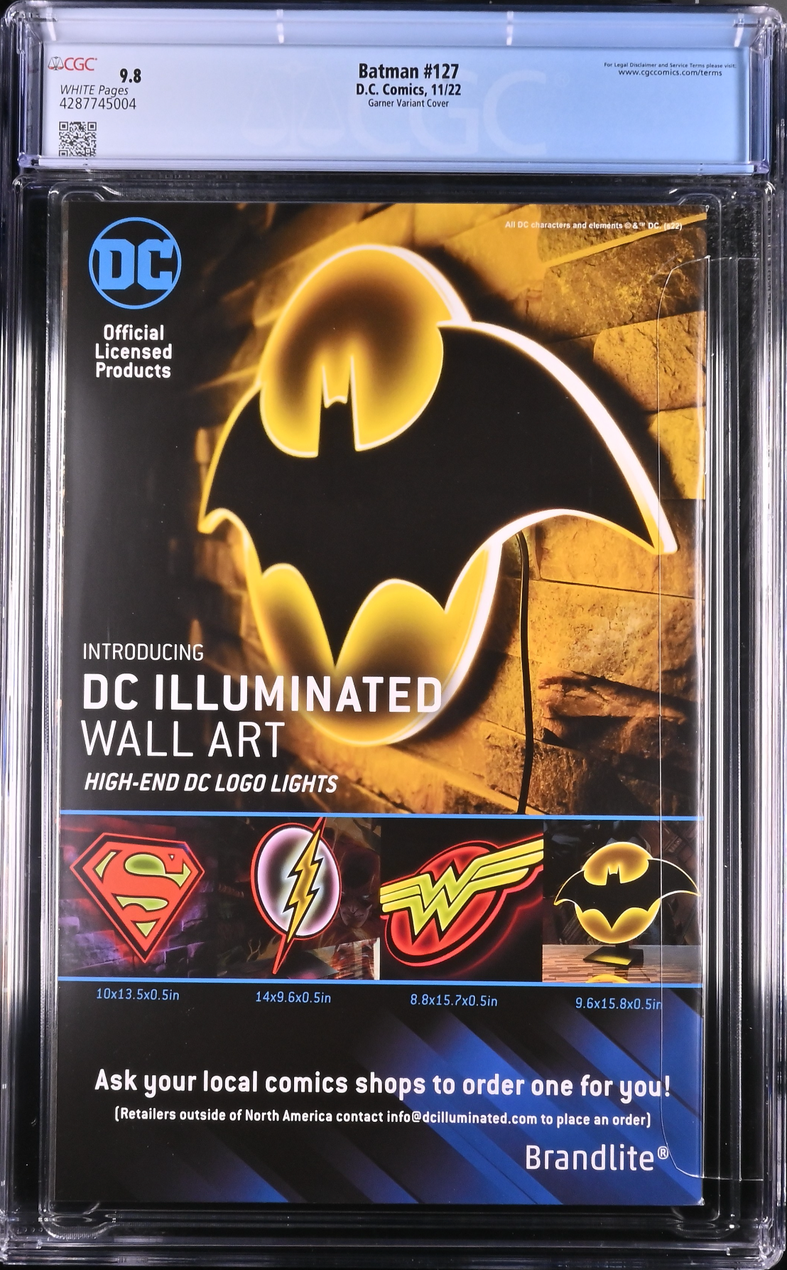 Batman #127 Garner Variant CGC 9.8