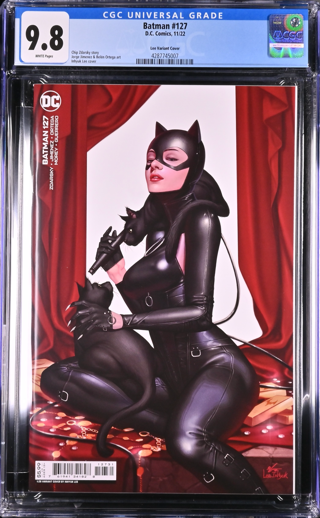 Batman #127 InHyuk Lee 1:25 Retailer Incentive Variant CGC 9.8