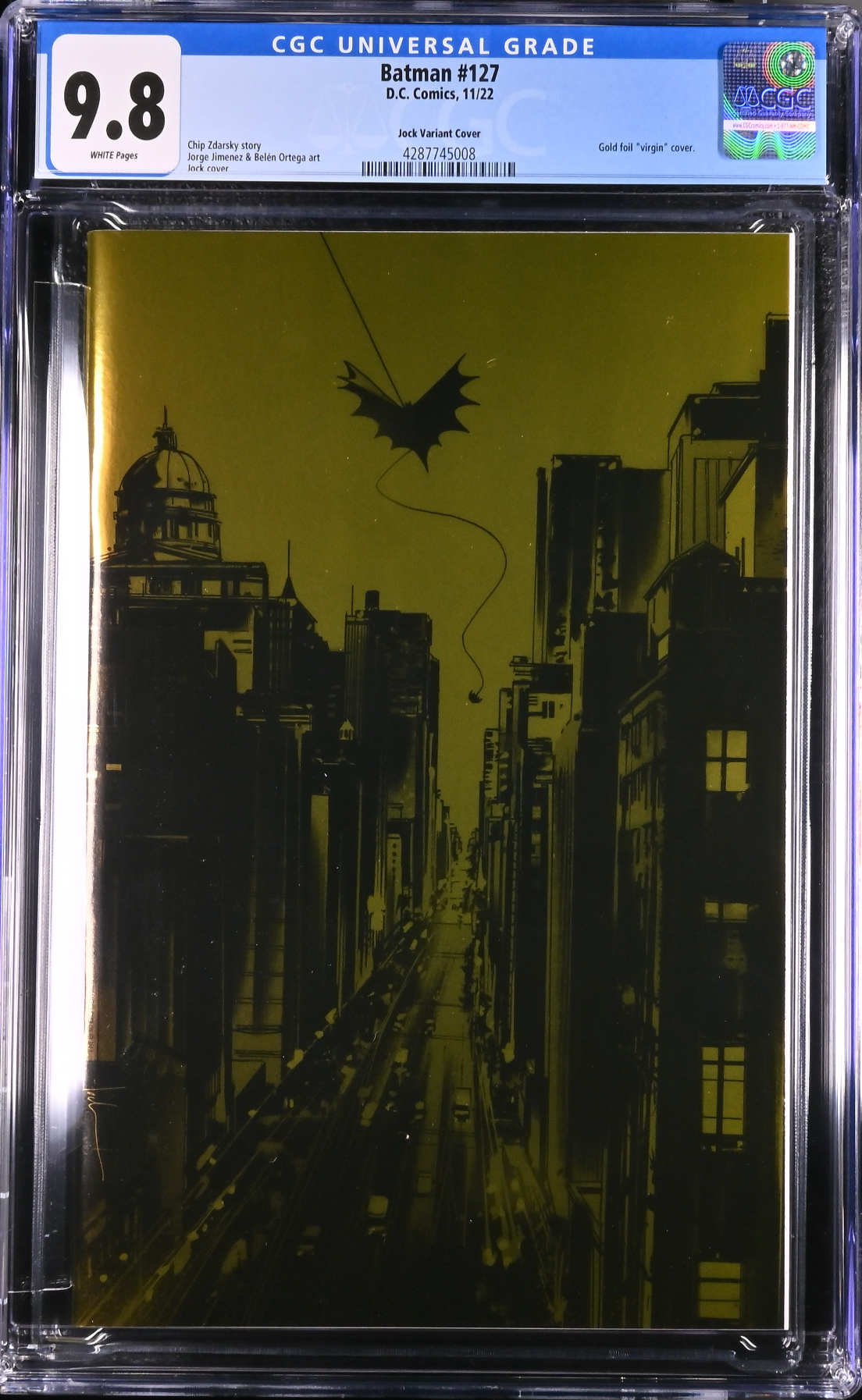 Batman #127 Jock 1:50 Gold Foil Retailer Incentive Variant CGC 9.8