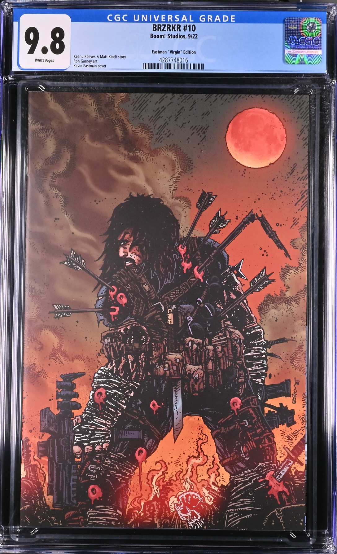 BRZRKR #10 Eastman 1:50 Virgin Retailer Incentive Variant CGC 9.8 (Berzerker)