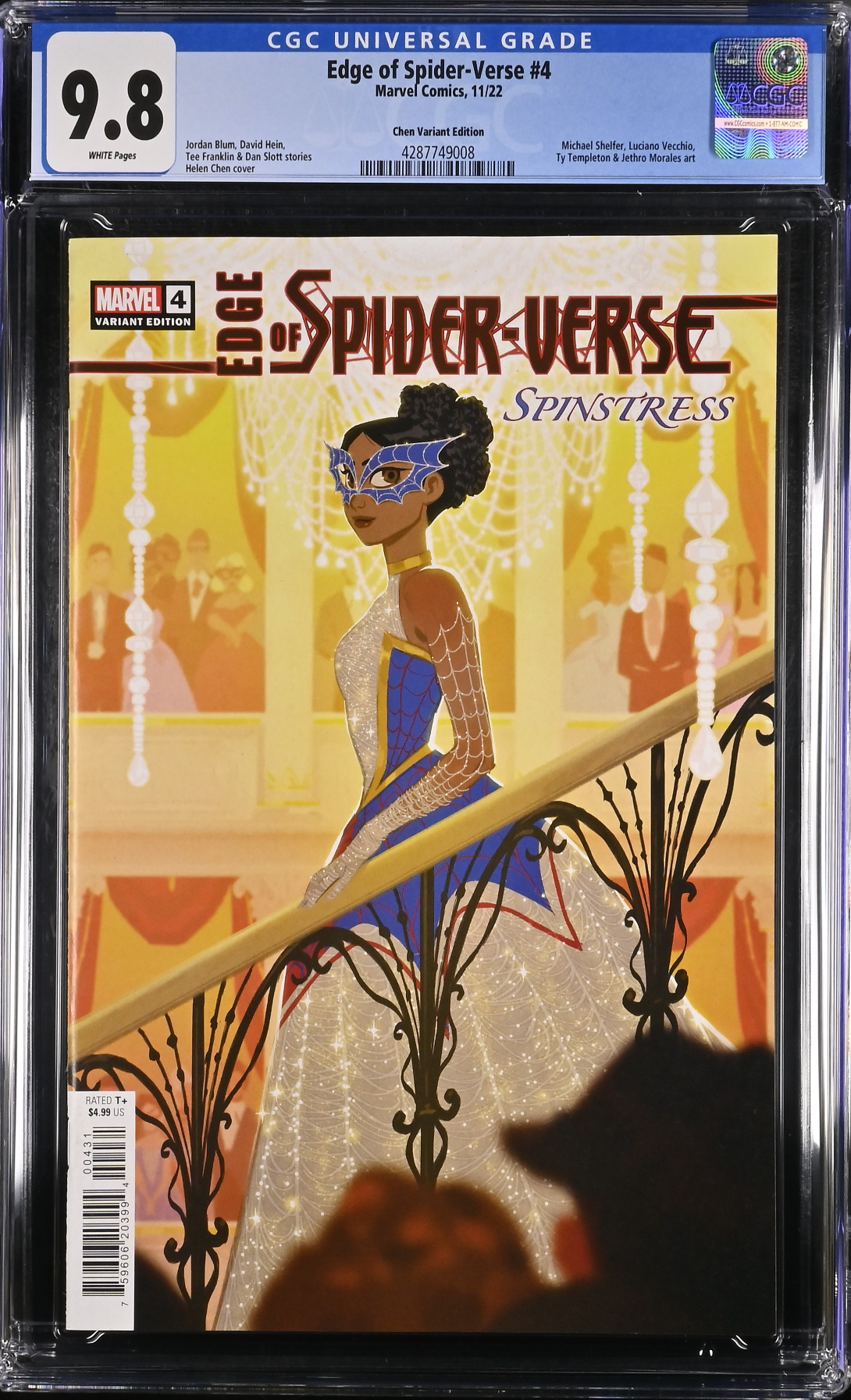 Edge of Spider-Verse #4 Chen Variant CGC 9.8