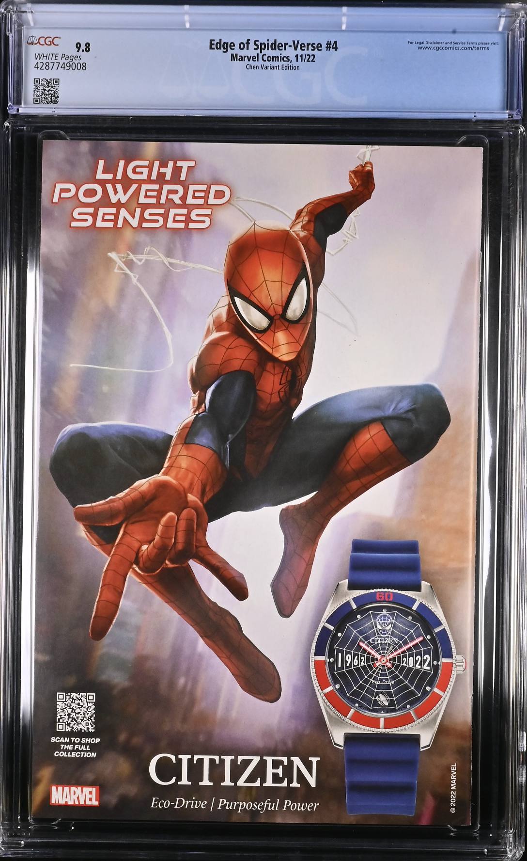 Edge of Spider-Verse #4 Chen Variant CGC 9.8