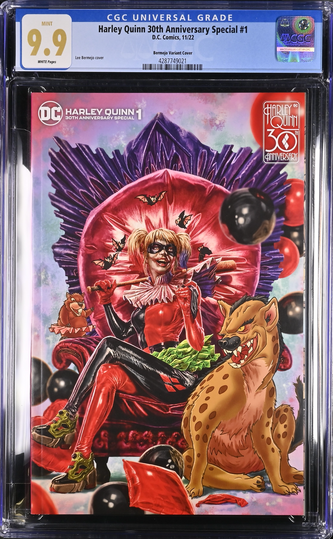Harley Quinn 30th Anniversary Special #1 Bermejo Variant CGC 9.9