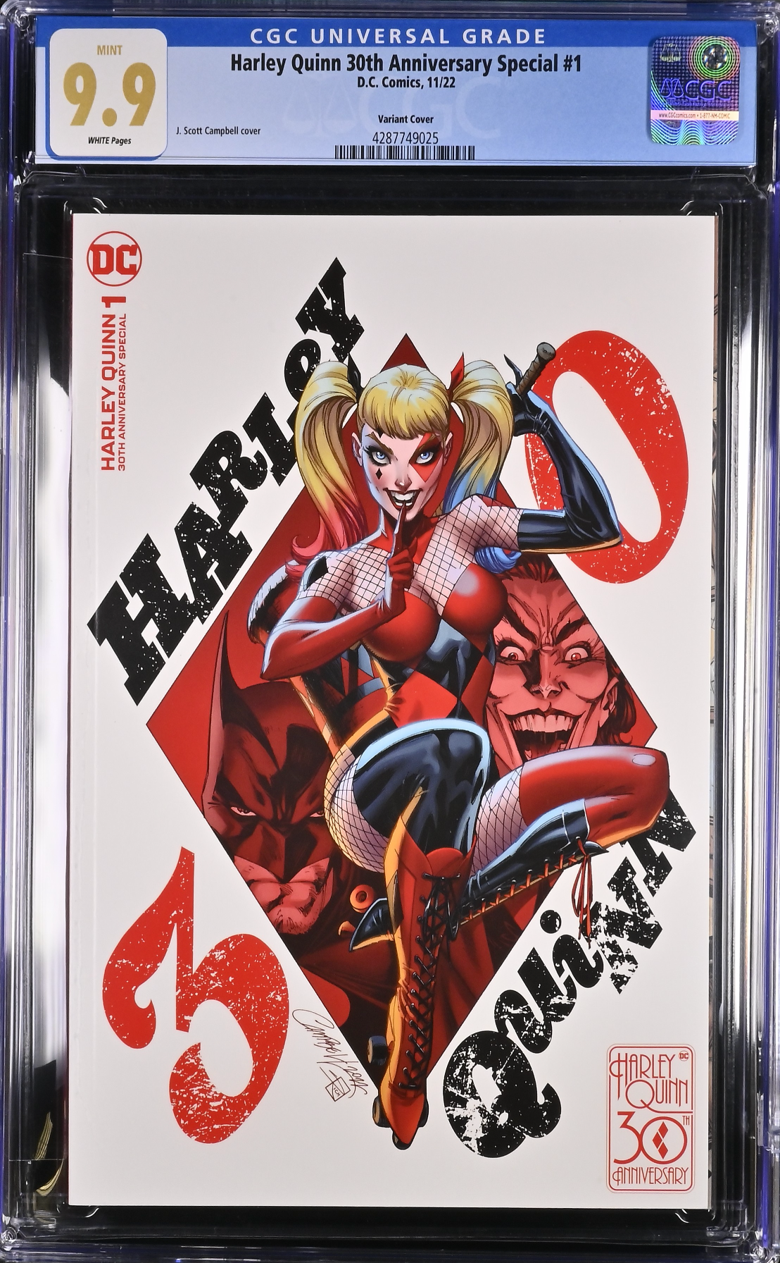Harley Quinn 30th Anniversary Special #1 Campbell Variant CGC 9.9