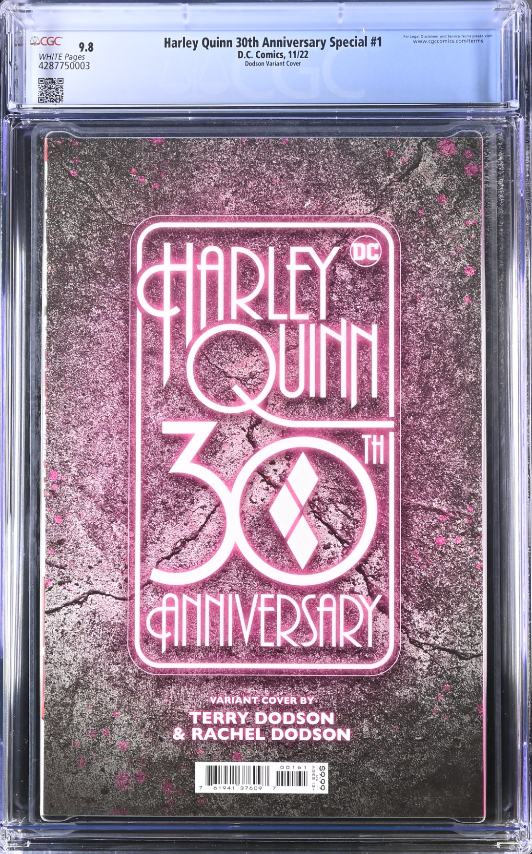 Harley Quinn 30th Anniversary Special #1 Dodson Variant CGC 9.8