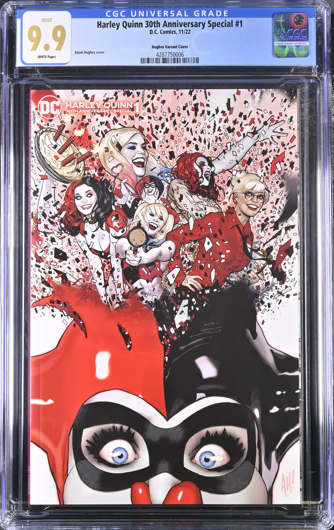 Harley Quinn 30th Anniversary Special #1 Hughes Variant CGC 9.9