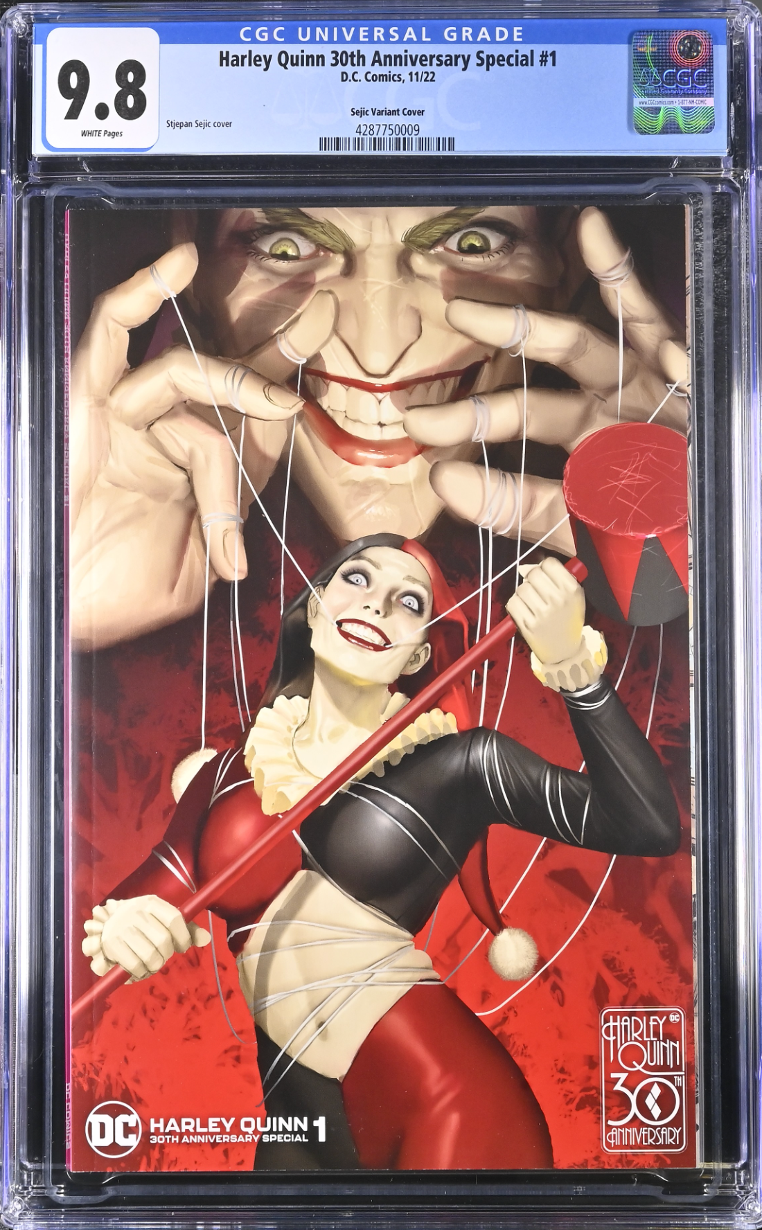 Harley Quinn 30th Anniversary Special #1 Sejic Variant CGC 9.8