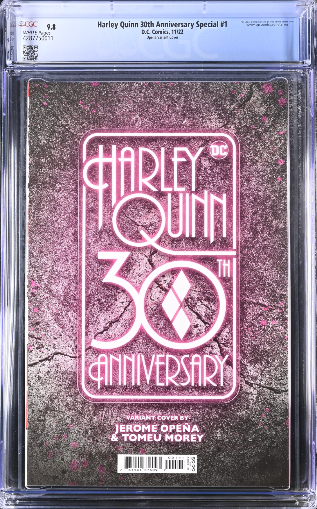 Harley Quinn 30th Anniversary Special #1 Opena Variant CGC 9.8