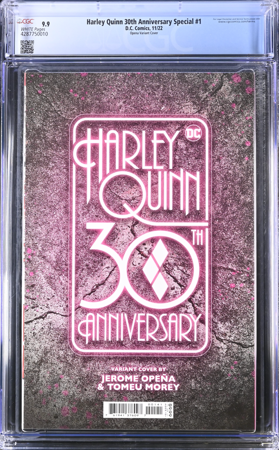 Harley Quinn 30th Anniversary Special #1 Opena Variant CGC 9.9