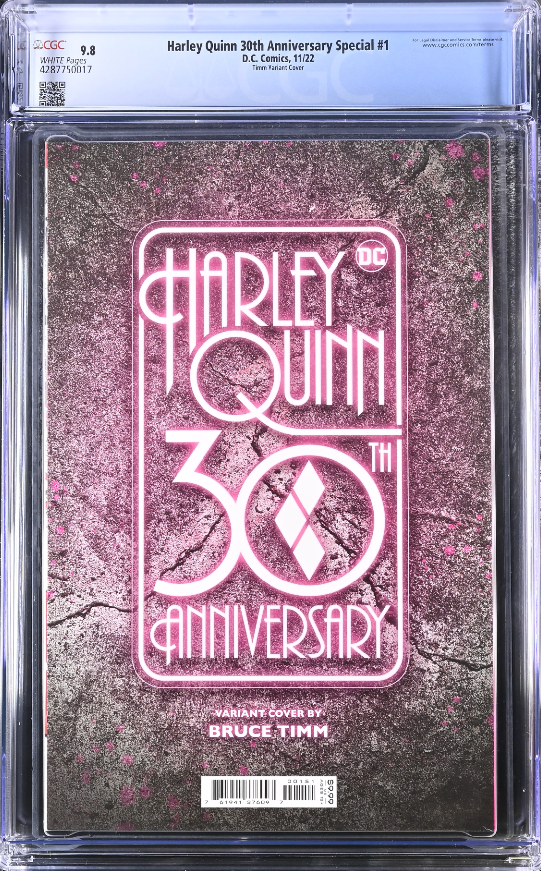 Harley Quinn 30th Anniversary Special #1 Timm Variant CGC 9.8