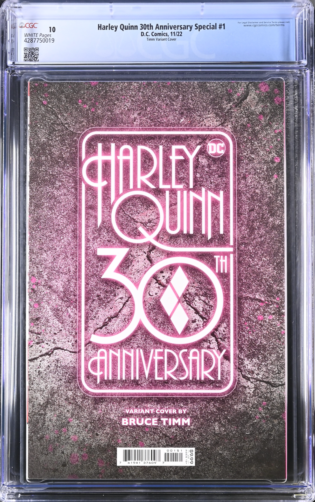 Harley Quinn 30th Anniversary Special #1 Timm Variant CGC 10.0
