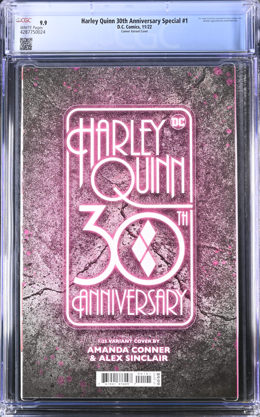 Harley Quinn 30th Anniversary Special #1 Conner 1:25 Retailer Incentive Variant CGC 9.9