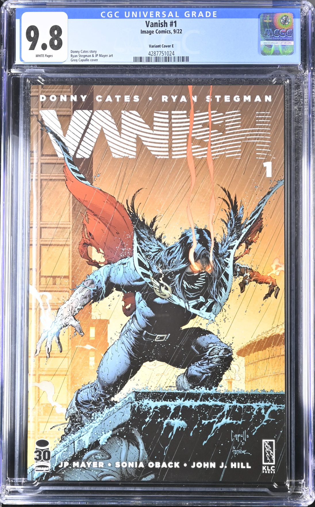 Vanish #1 Capullo 1:25 Retailer Incentive Variant CGC 9.8