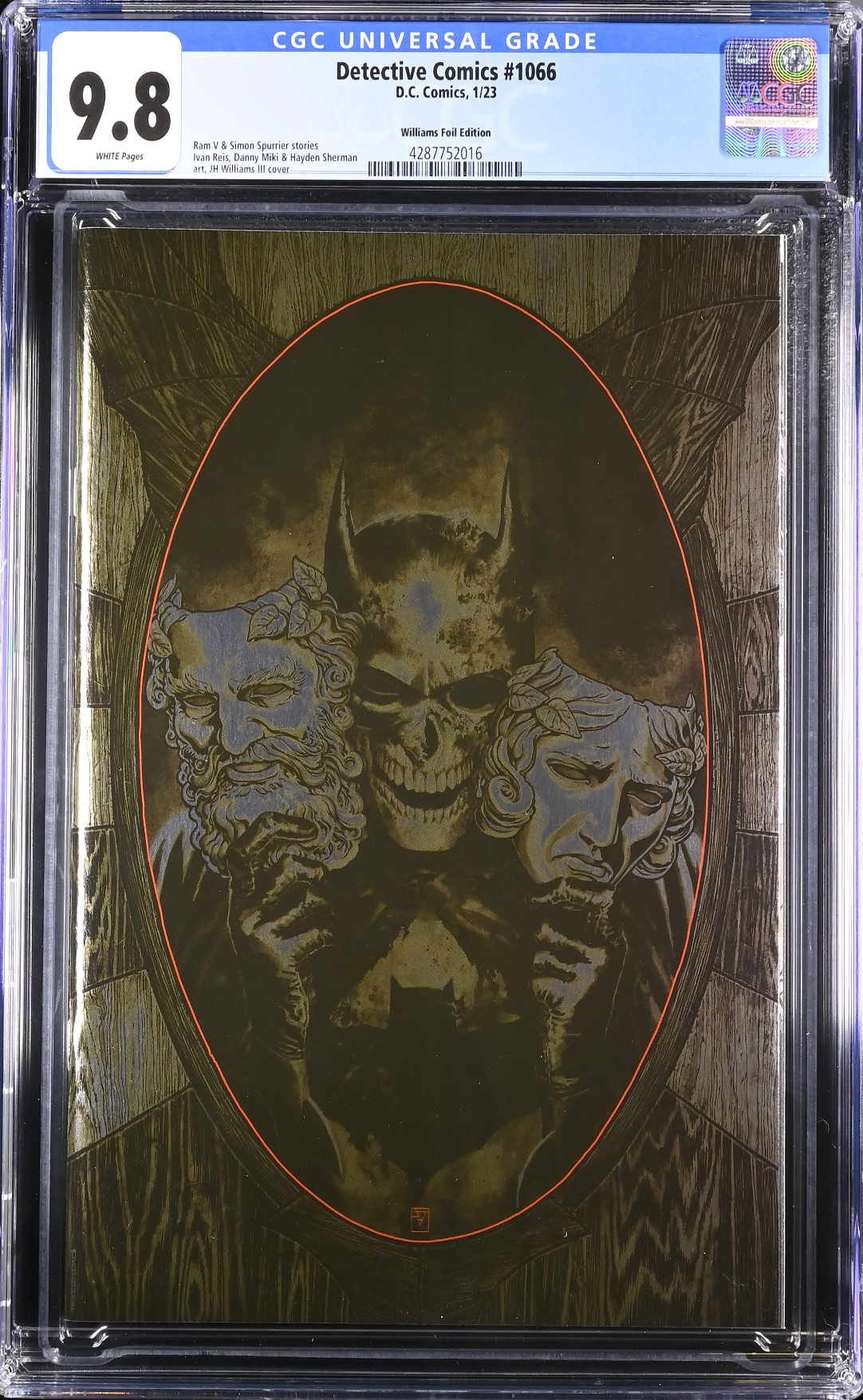 Detective Comics #1066 Williams 1:50 Foil Retailer Incentive Variant CGC 9.8