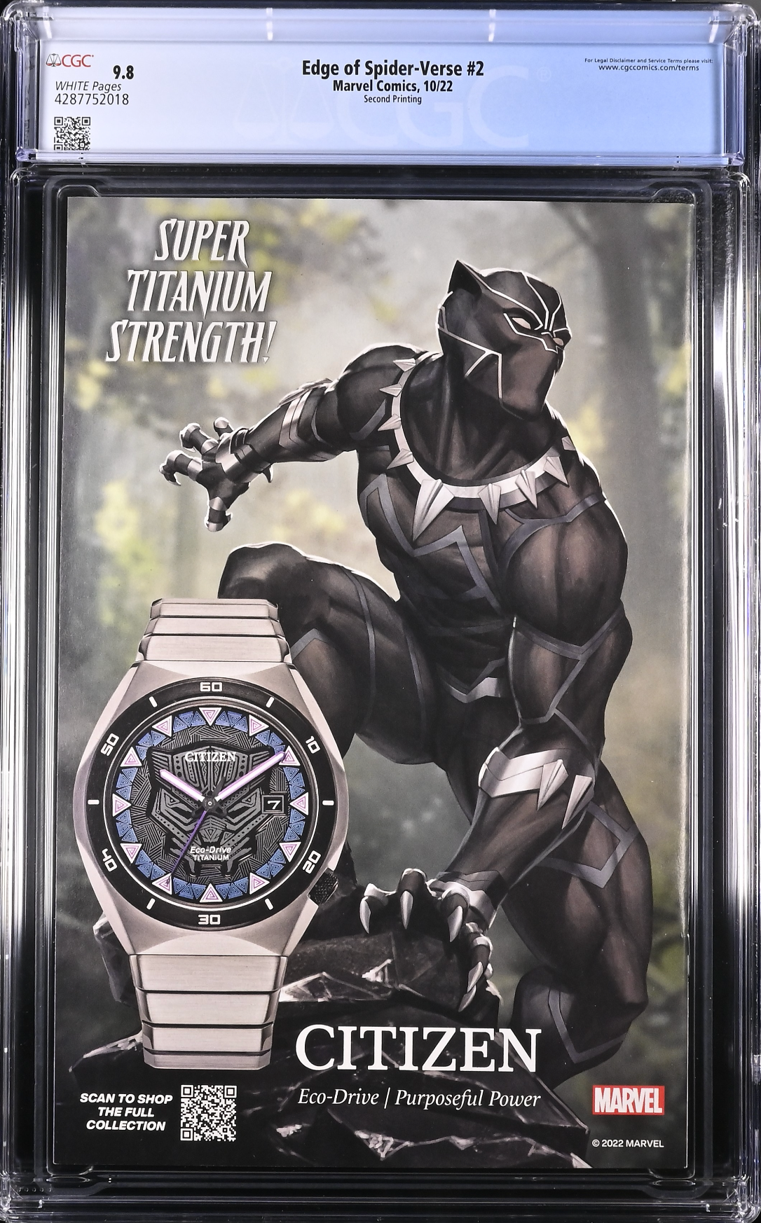 Edge of Spider-Verse #2 Second Printing CGC 9.8
