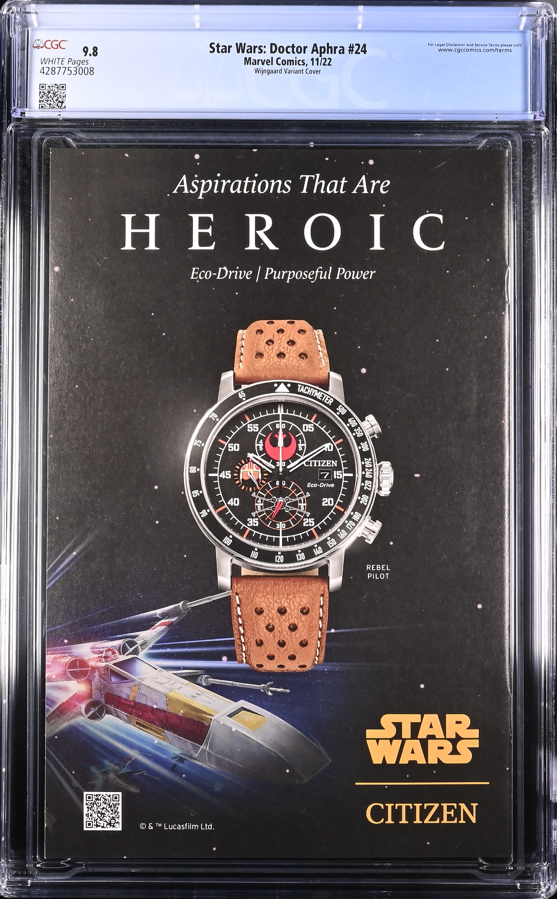 Star Wars: Doctor Aphra #24 Wijngaard Variant CGC 9.8