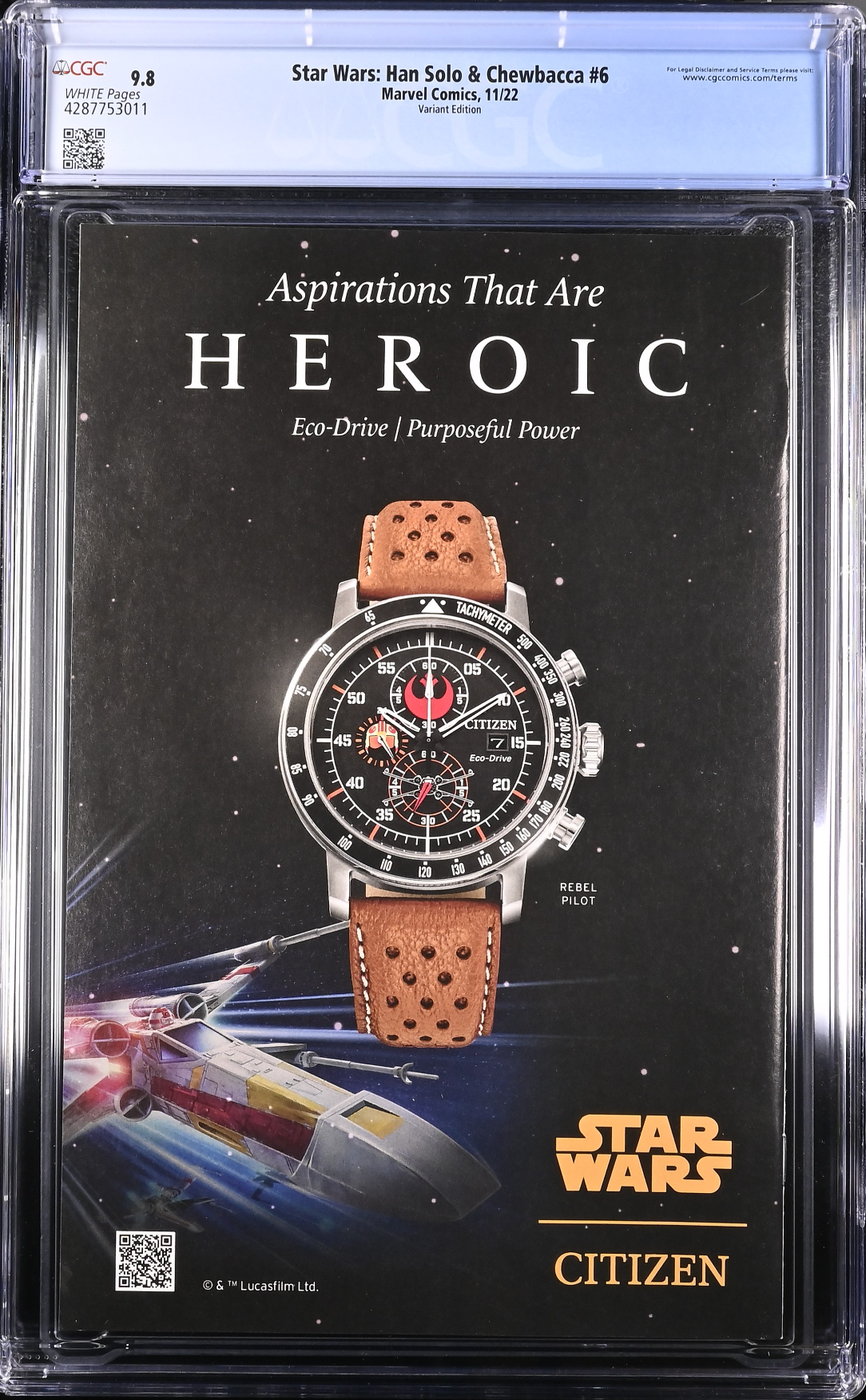 Star Wars: Han Solo & Chewbacca #6 Sprouse Variant CGC 9.8