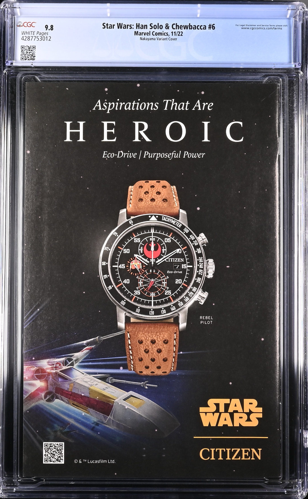 Star Wars: Han Solo & Chewbacca #6 Nakayama Variant CGC 9.8