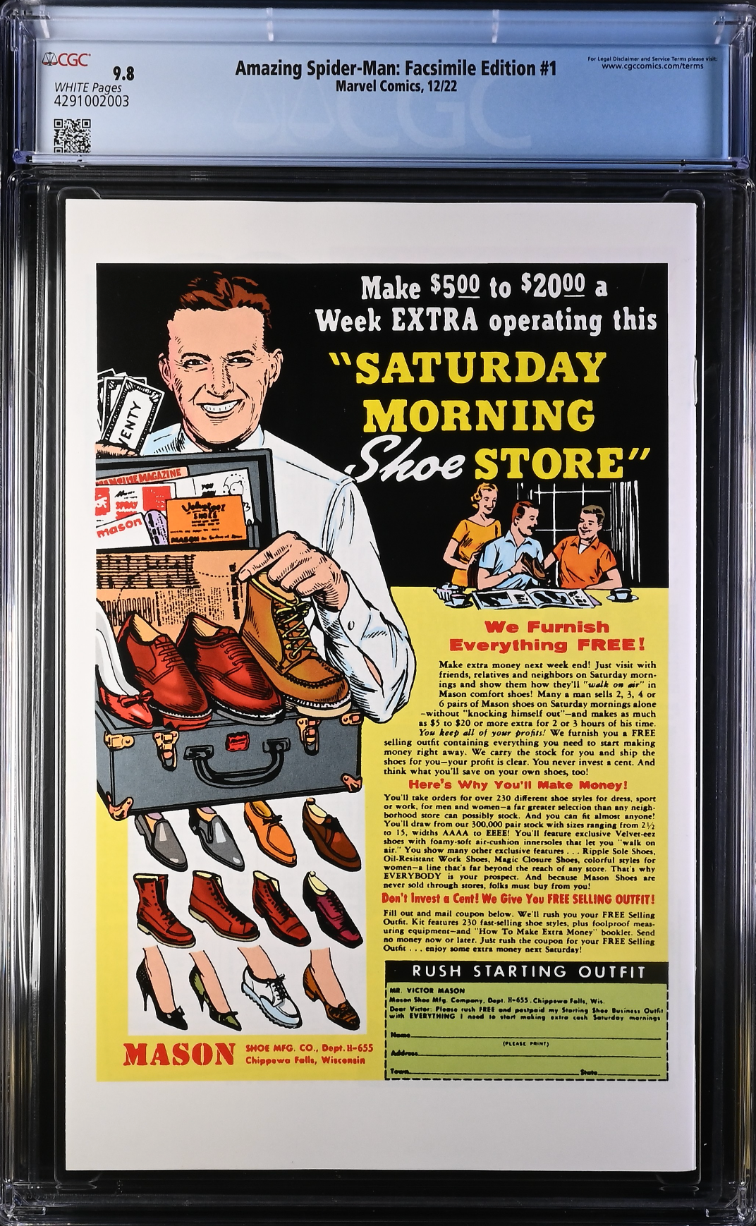 Amazing Spider-Man #1 Facsimile Edition CGC 9.8