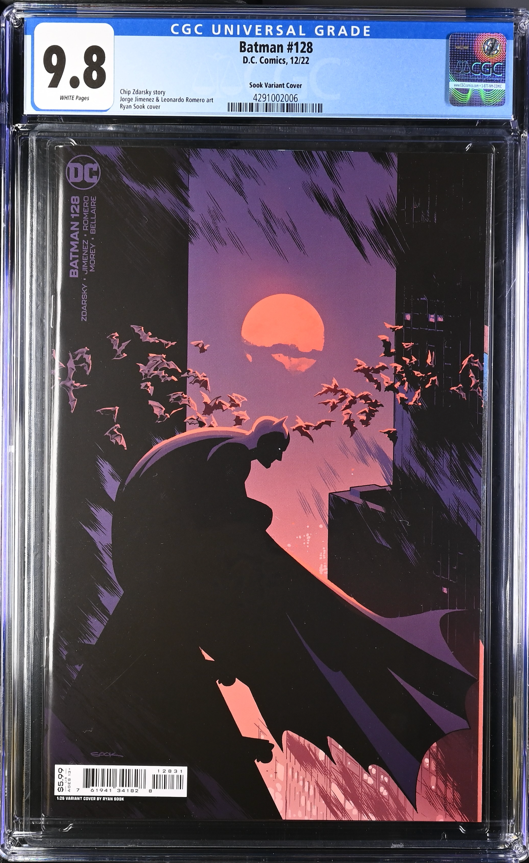 Batman #128 Sook 1:25 Retailer Incentive Variant CGC 9.8