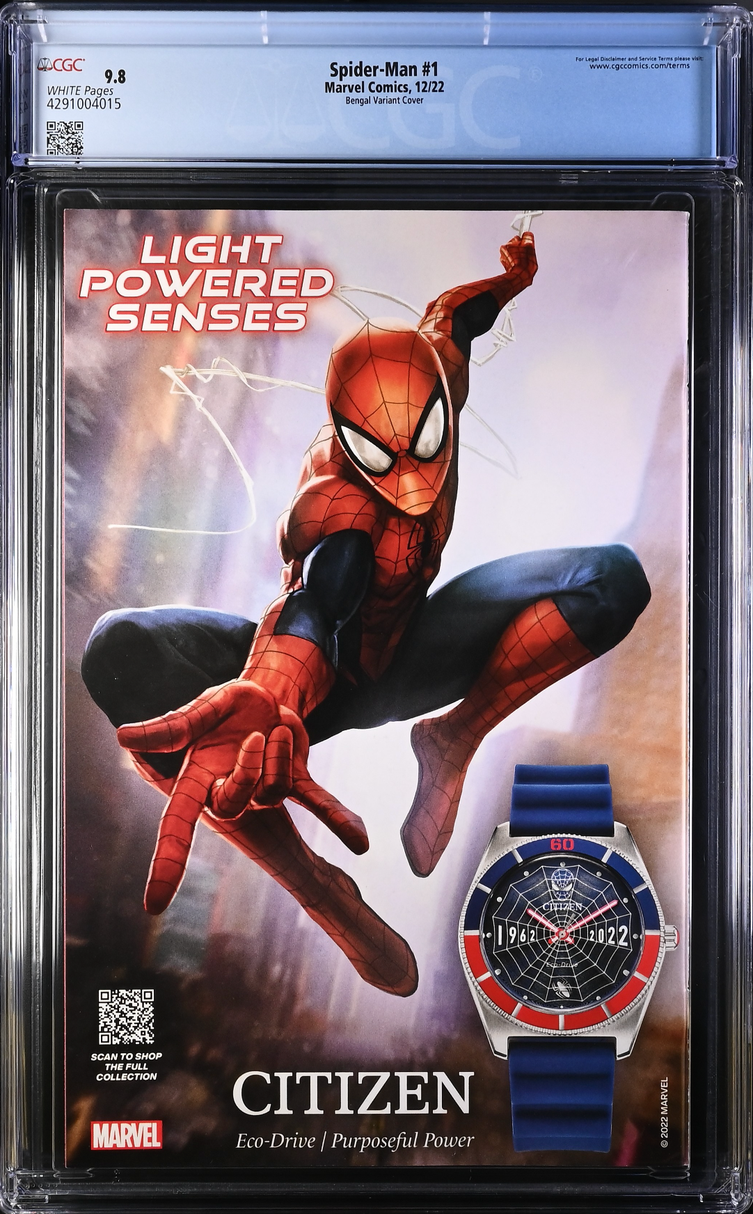 Spider-Man #1 Bengal Connecting Variant CGC 9.8