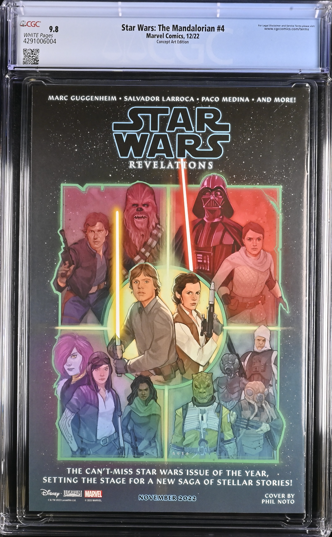 Star Wars: The Mandalorian #4 Concept Art Variant CGC 9.8