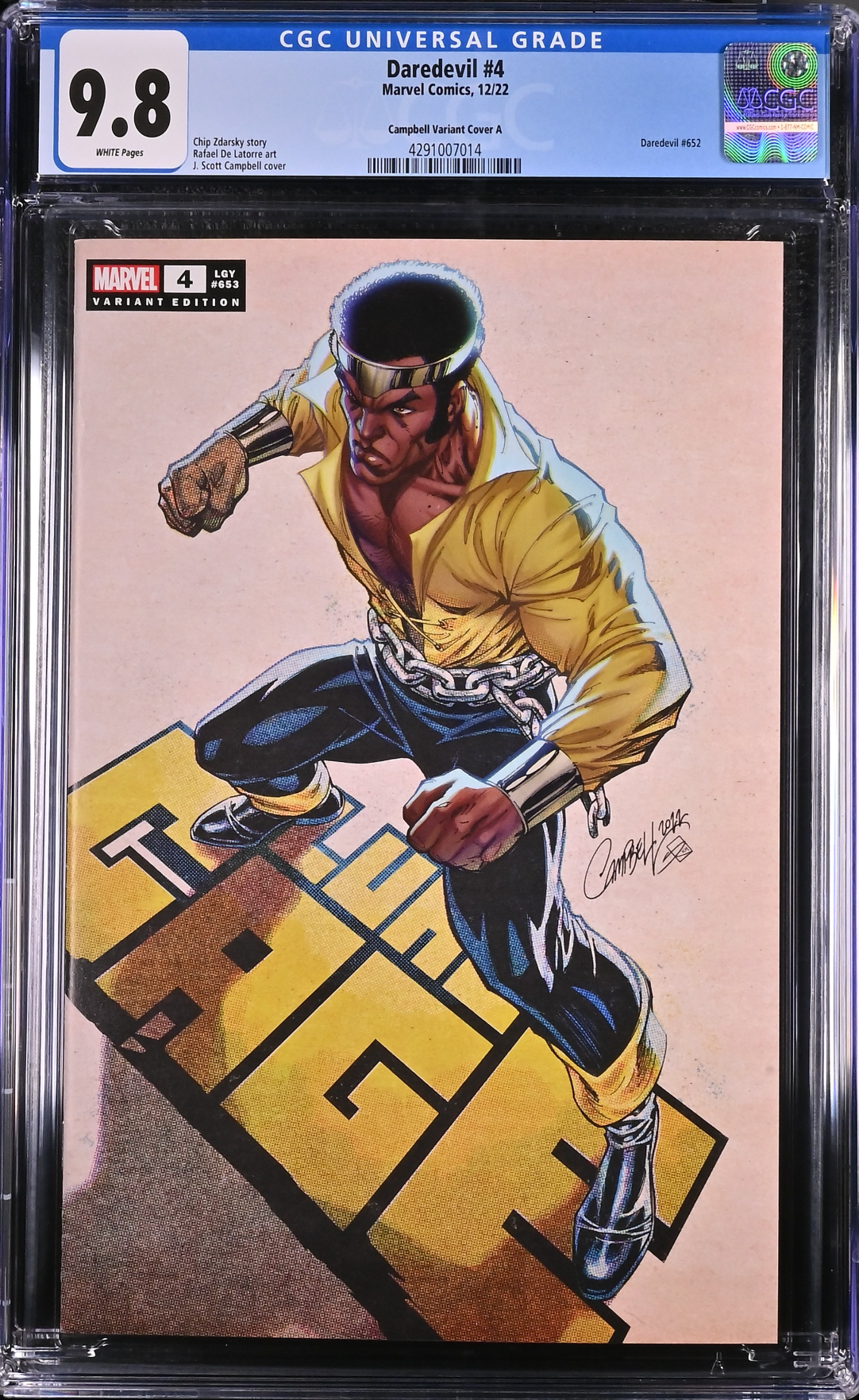 Daredevil #4 Campbell Variant CGC 9.8