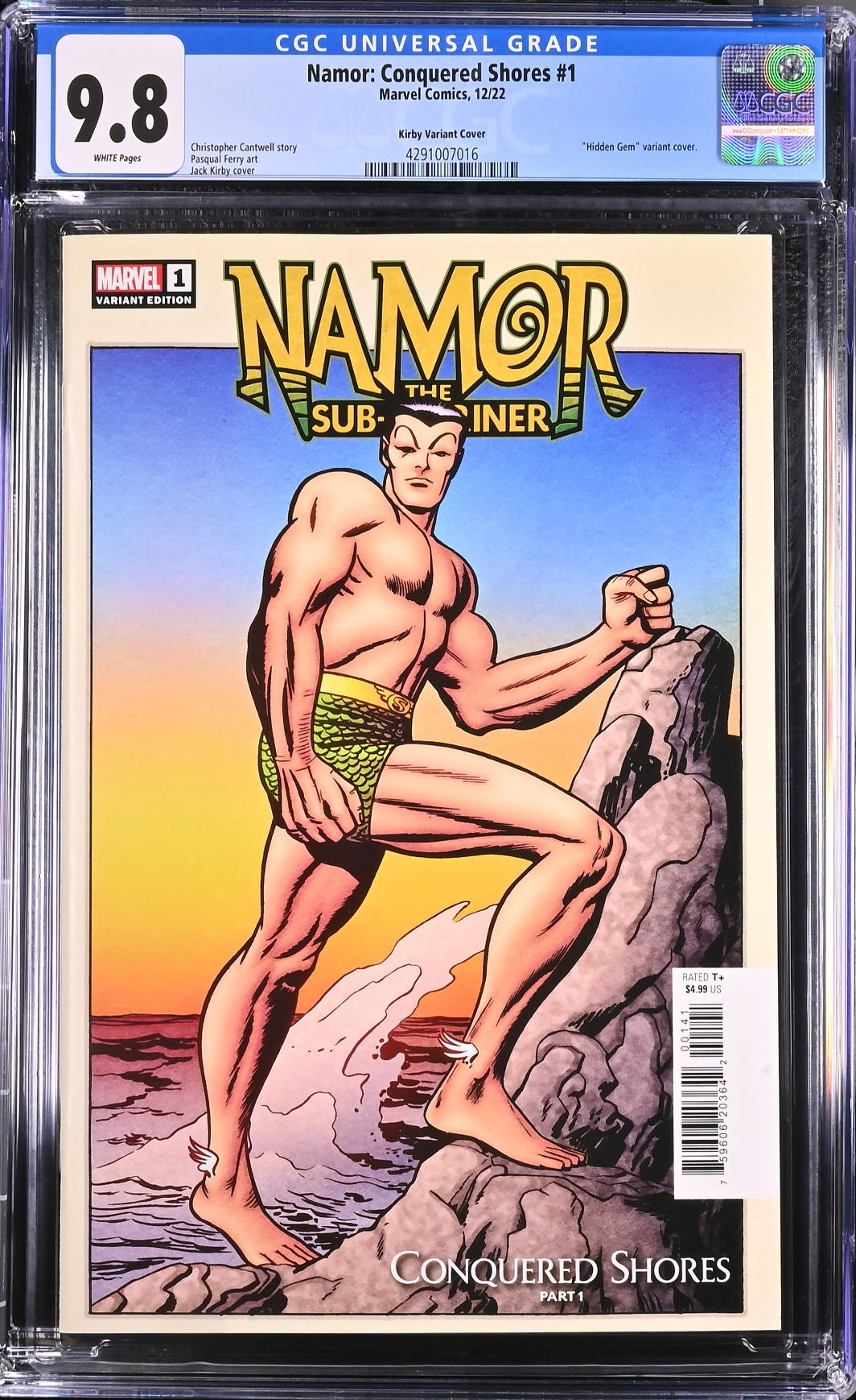 Namor: Conquered Shores #1 Kirby 1:100 Retailer Incentive Variant CGC 9.8