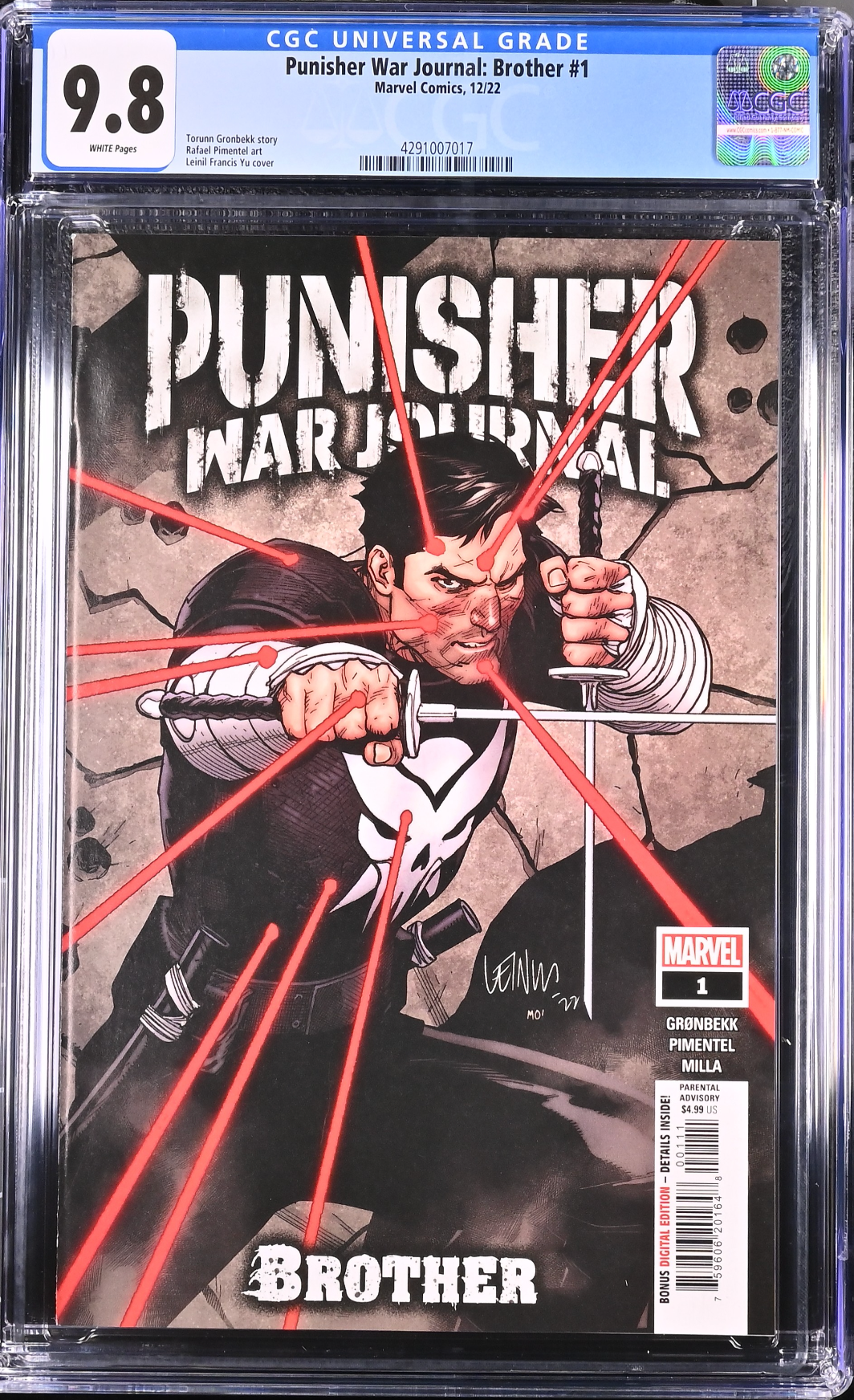 Punisher War Journal: Brother #1 CGC 9.8