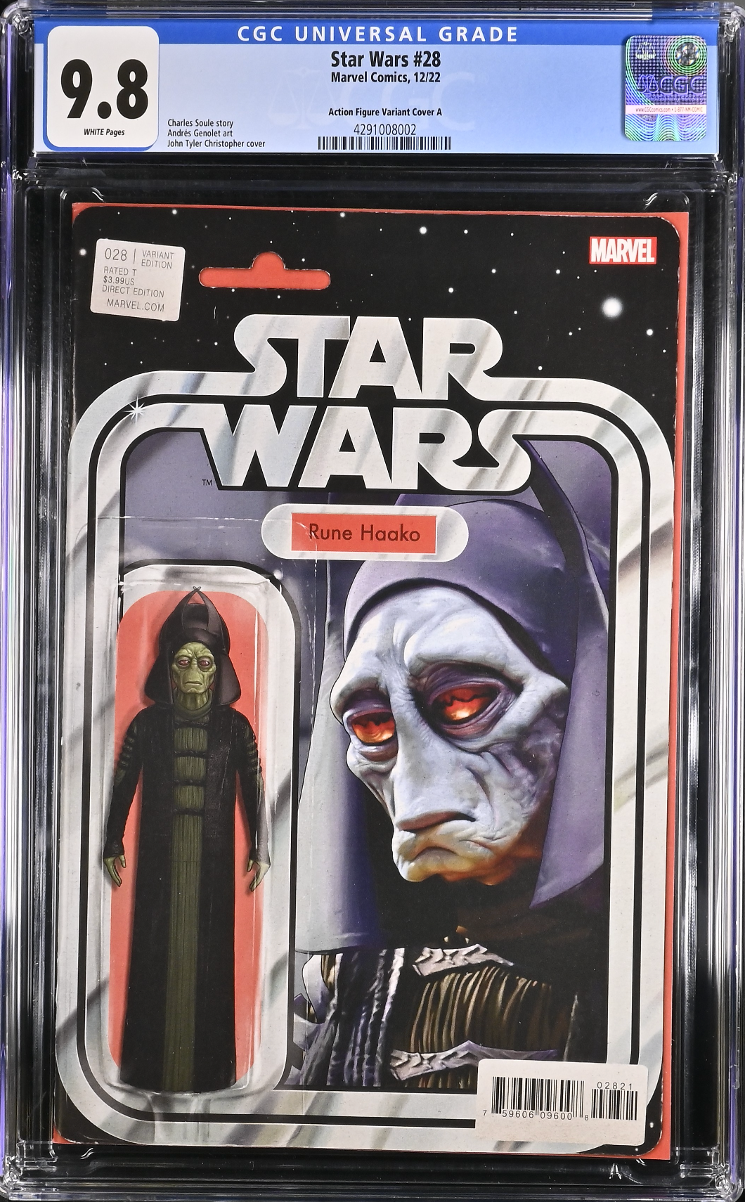 Star Wars #28 Action Figure Variant CGC 9.8