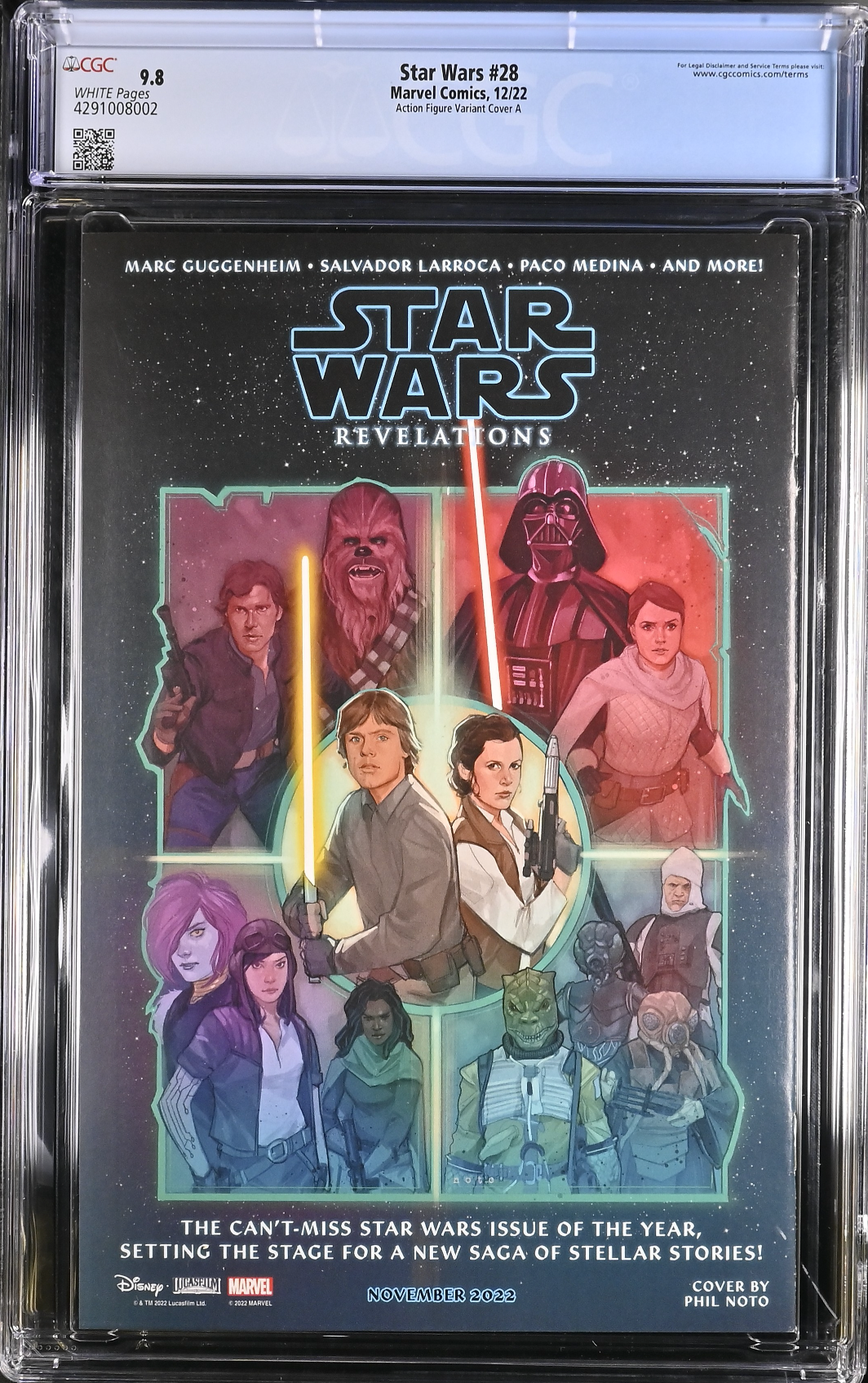 Star Wars #28 Action Figure Variant CGC 9.8