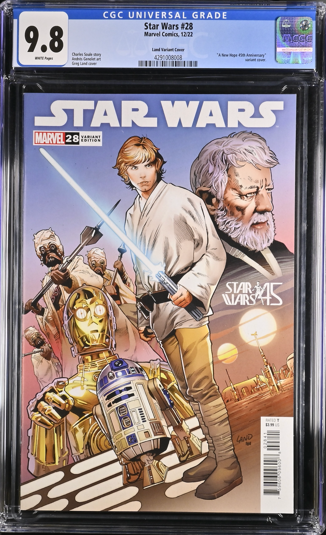 Star Wars #28 Land Variant CGC 9.8