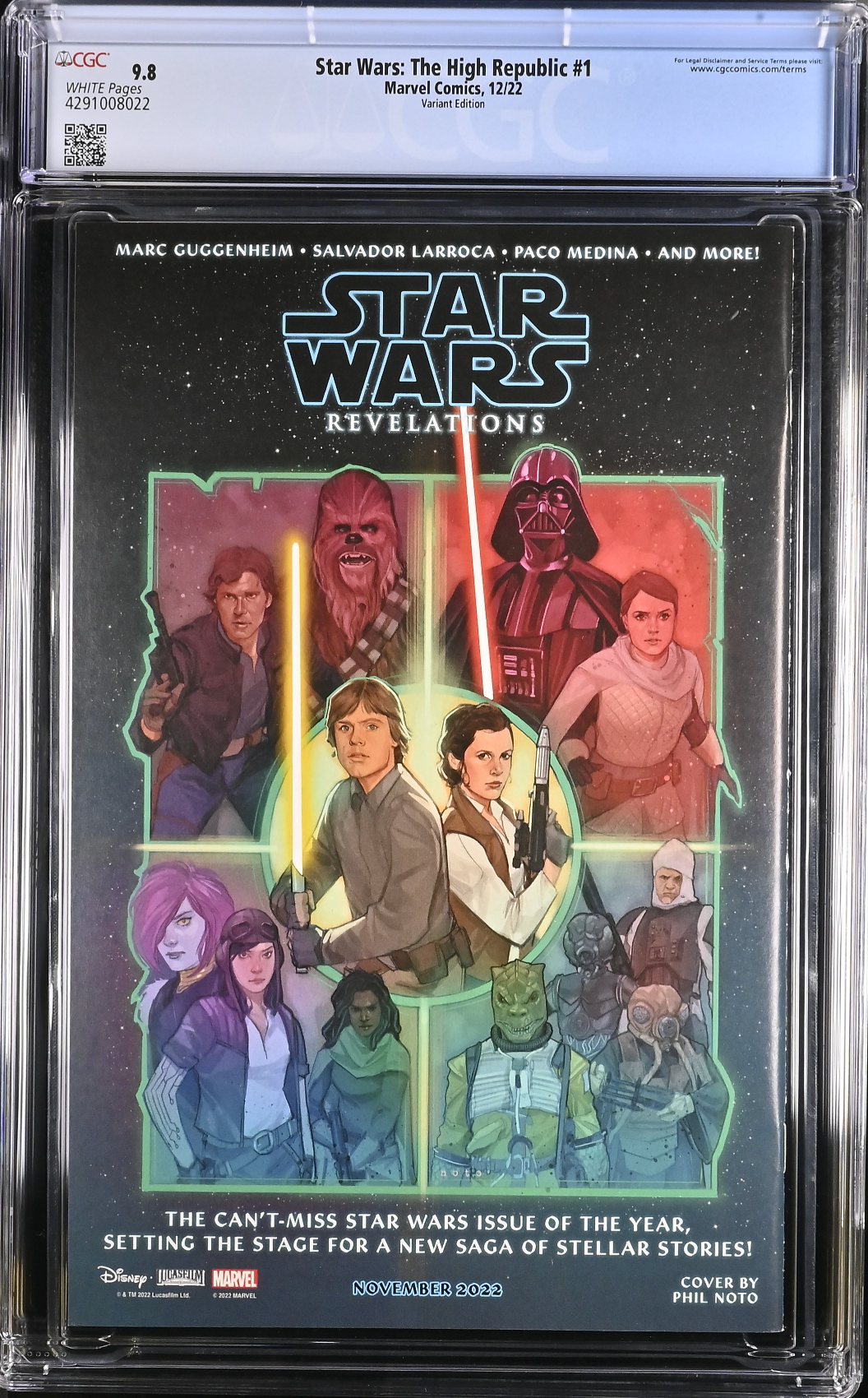 Star Wars: The High Republic #1 Noto Variant CGC 9.8