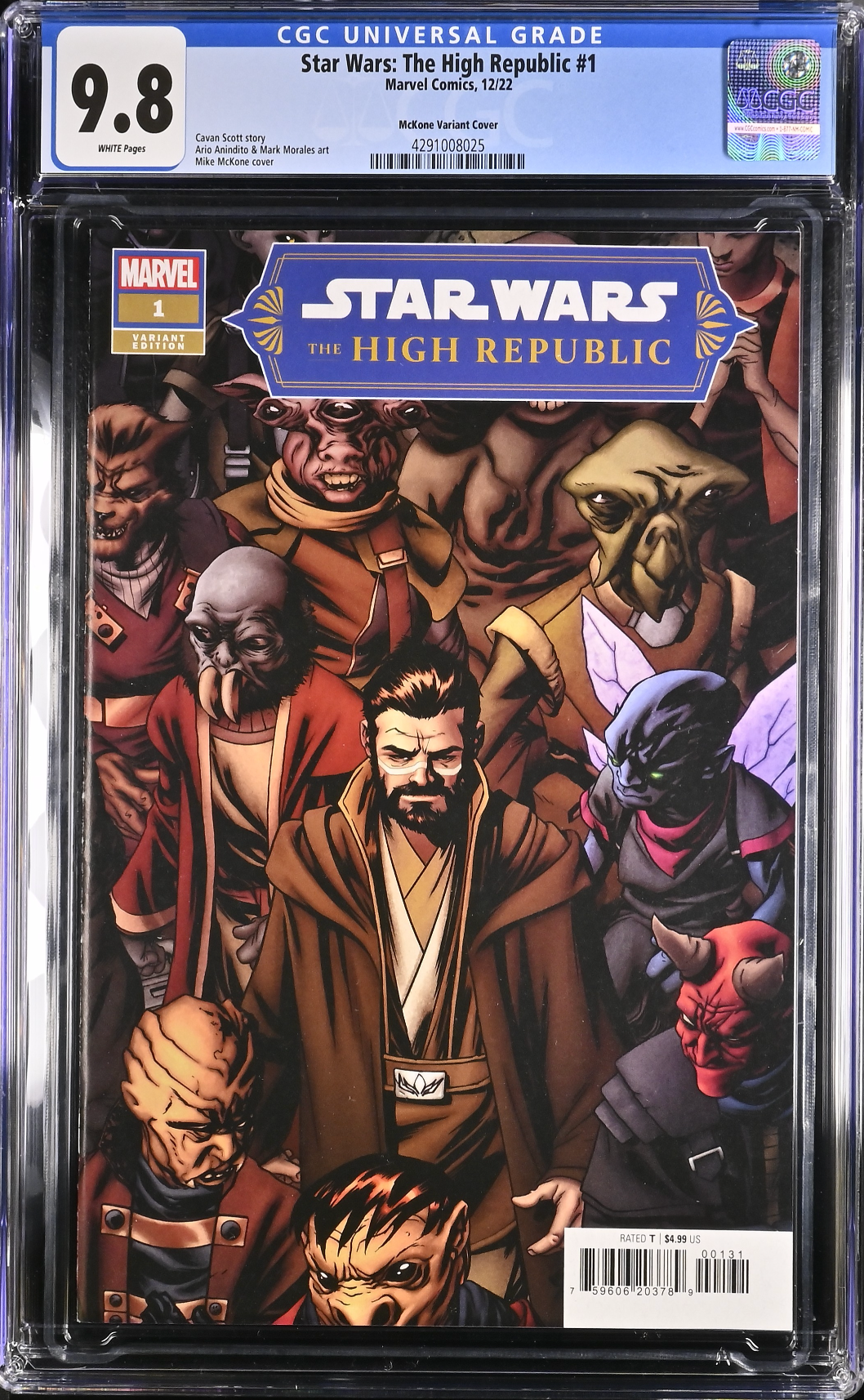Star Wars: The High Republic #1 McKone Variant CGC 9.8