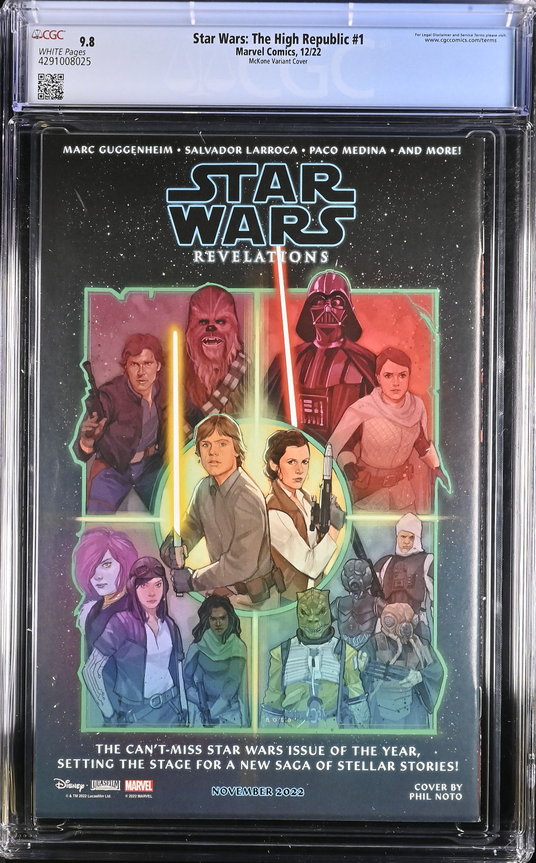 Star Wars: The High Republic #1 McKone Variant CGC 9.8
