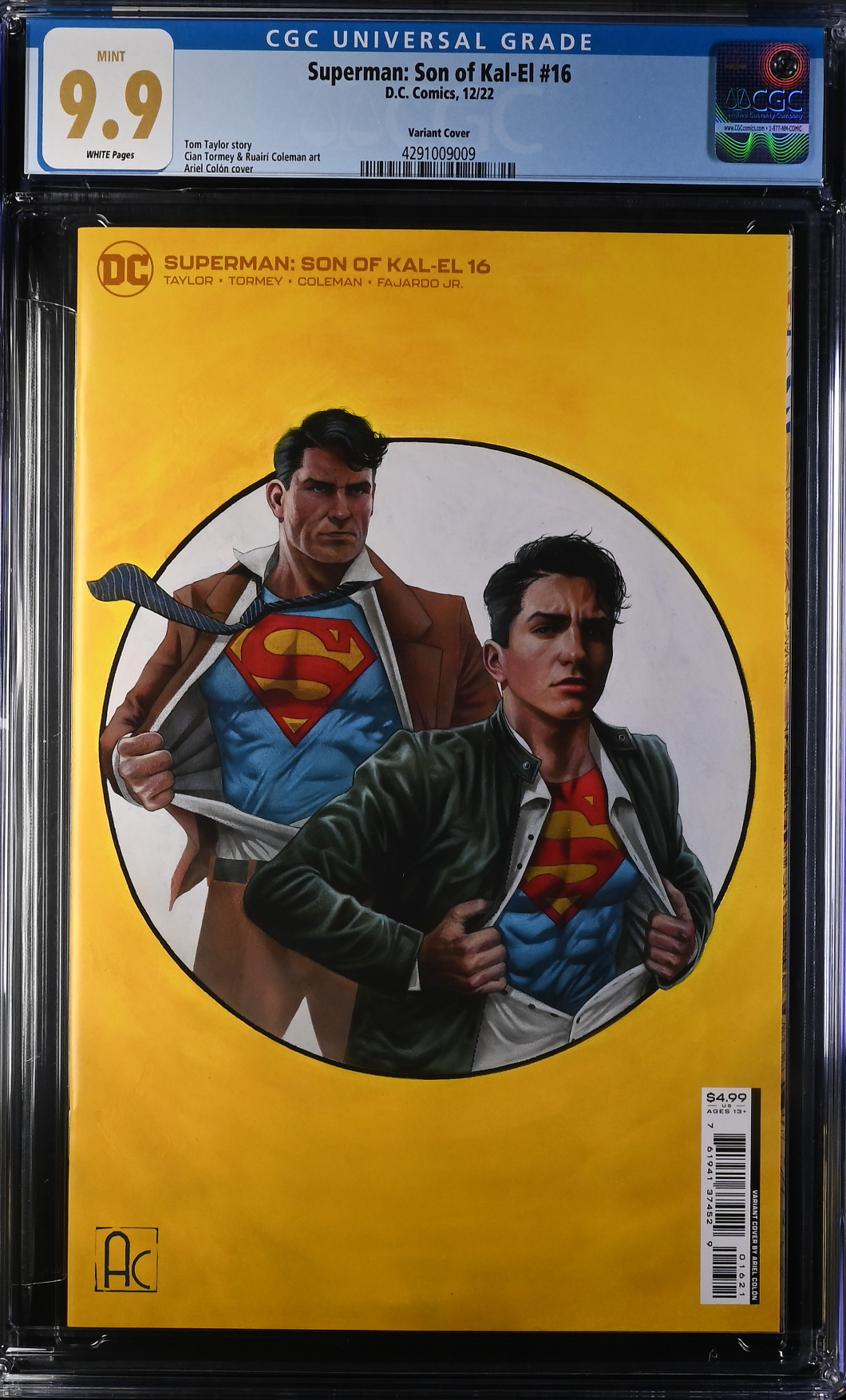 Superman: Son of Kal-El #16 Variant CGC 9.9